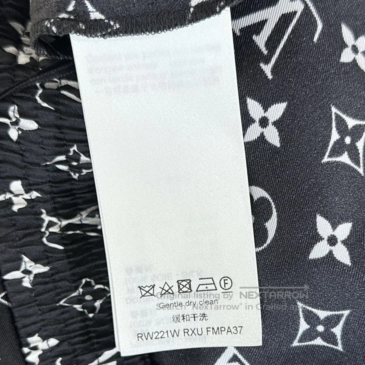 Louis Vuitton Louis Vuitton Black Monogram Skirt. Size 35" - 5 Thumbnail