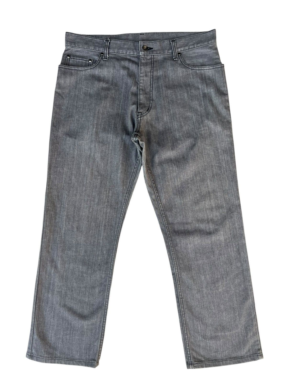 Lanvin Vintage Lanvin Collection Stretch Grey Denim Jeans Size US 34 / EU 50 - 1 Thumbnail