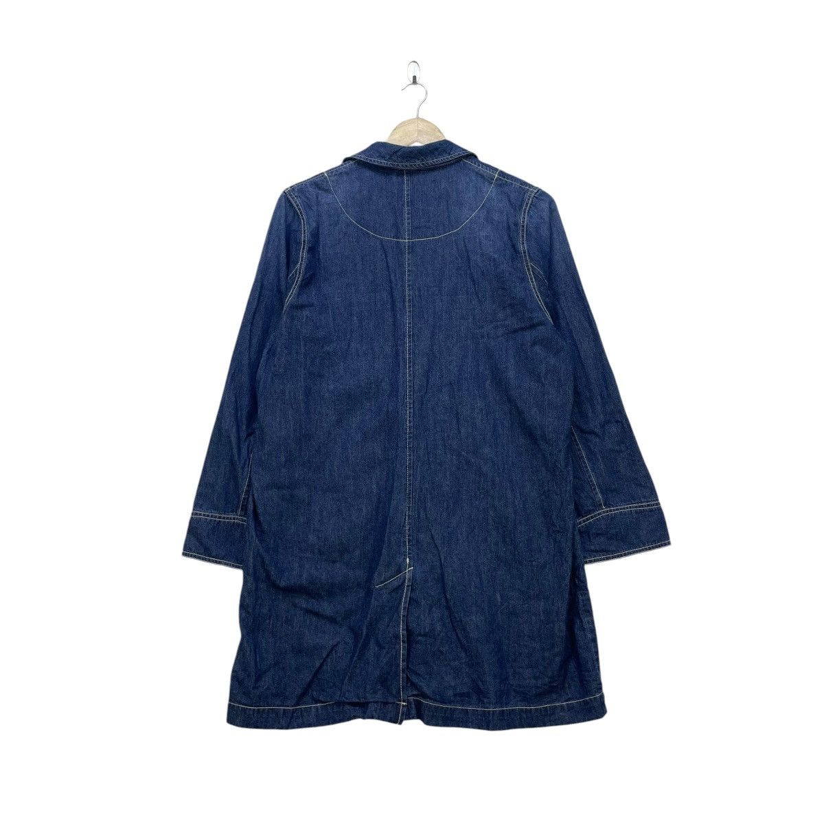 Japanese Brand × Vintage Japanese Brand Daily Topics Indigo Denim Jacket Size M / US 6-8 / IT 42-44 - 2 Thumbnail