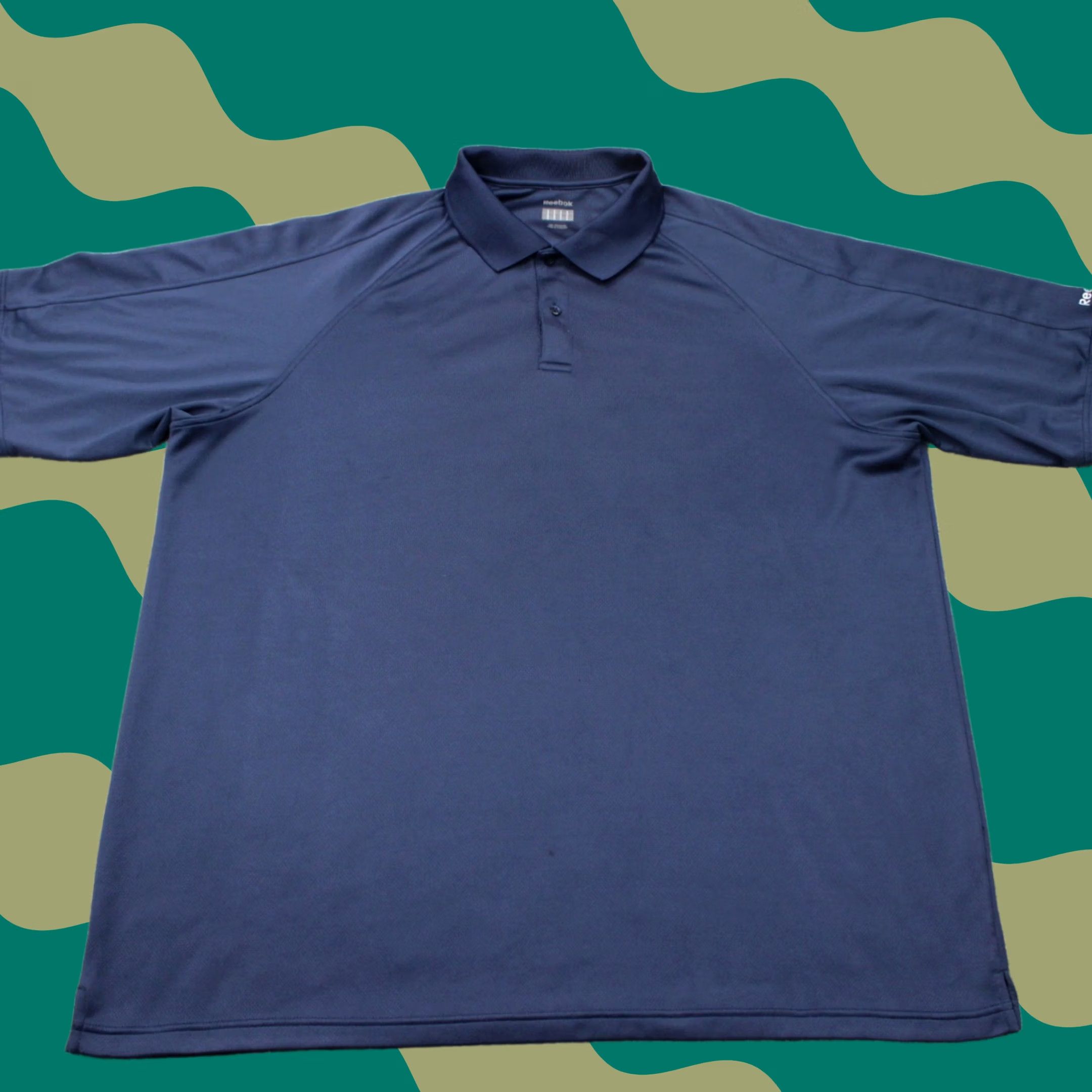 Reebok Reebok Golf Polo Shirt Mens 4XL XXXXL Blue 100% Polyester Short Sleeve Pullover Polo Shirt Golf Shirts Mens Blue 4XL Size US XXL / EU 58 / 5 - 1 Thumbnail