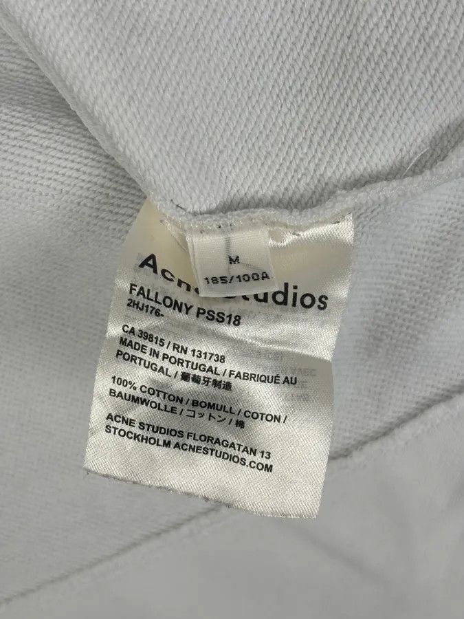 Acne Studios SS2018 Acne Studios White Cozy Crewneck Sweater Size US M / EU 48-50 / 2 - 9 Thumbnail