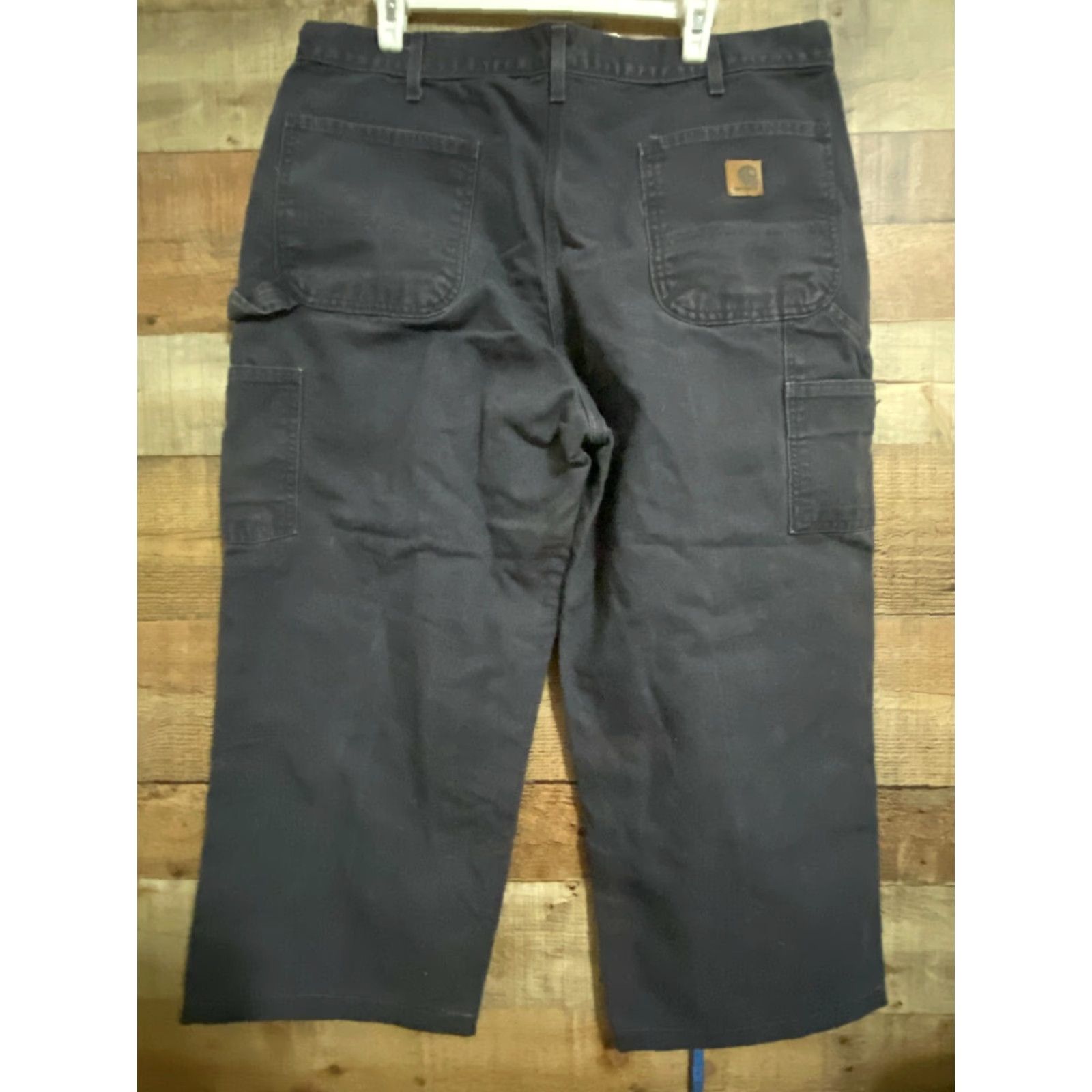 Carhartt Carhartt Mens Pants 38x30 Dungaree Fit Canvas Work Trades Carpenter Pockets Size US 38 / EU 54 - 3 Thumbnail