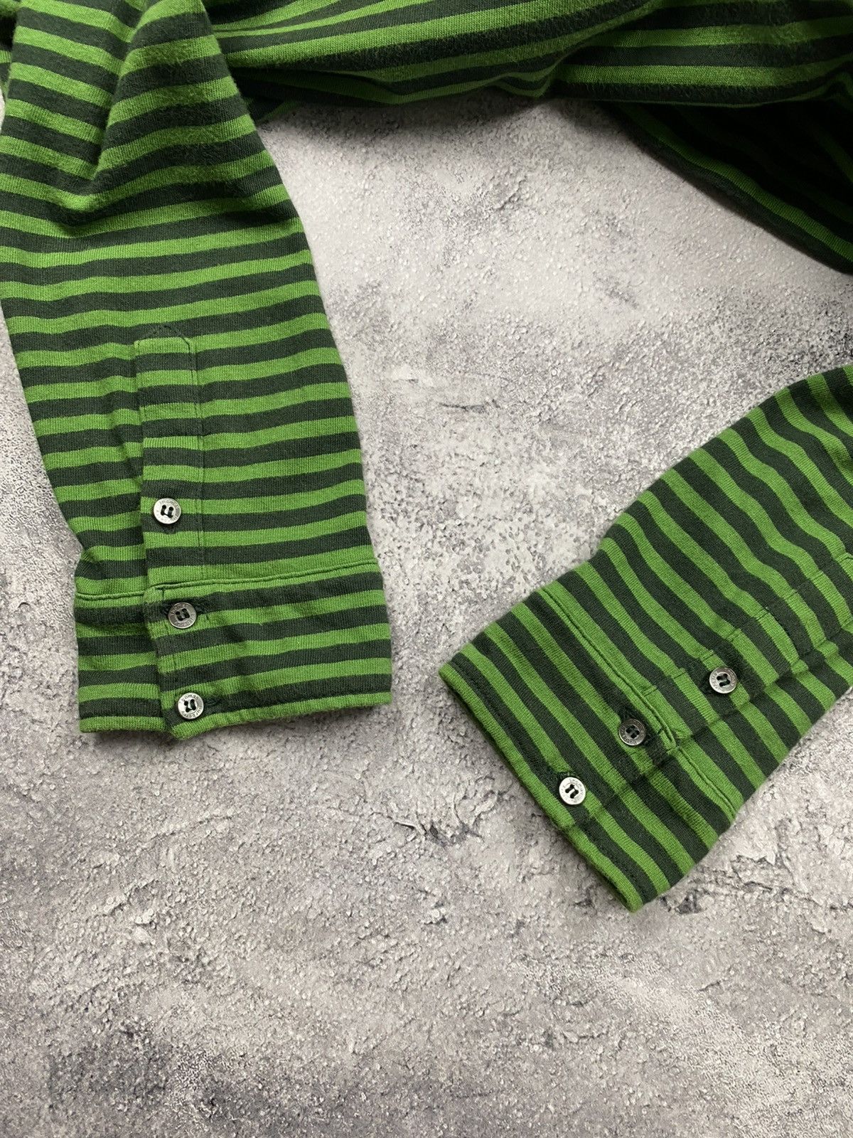 Burberry Thomas Burberry Designer Vintage Striped Button Shirt Rare Size M / US 6-8 / IT 42-44 - 7 Thumbnail