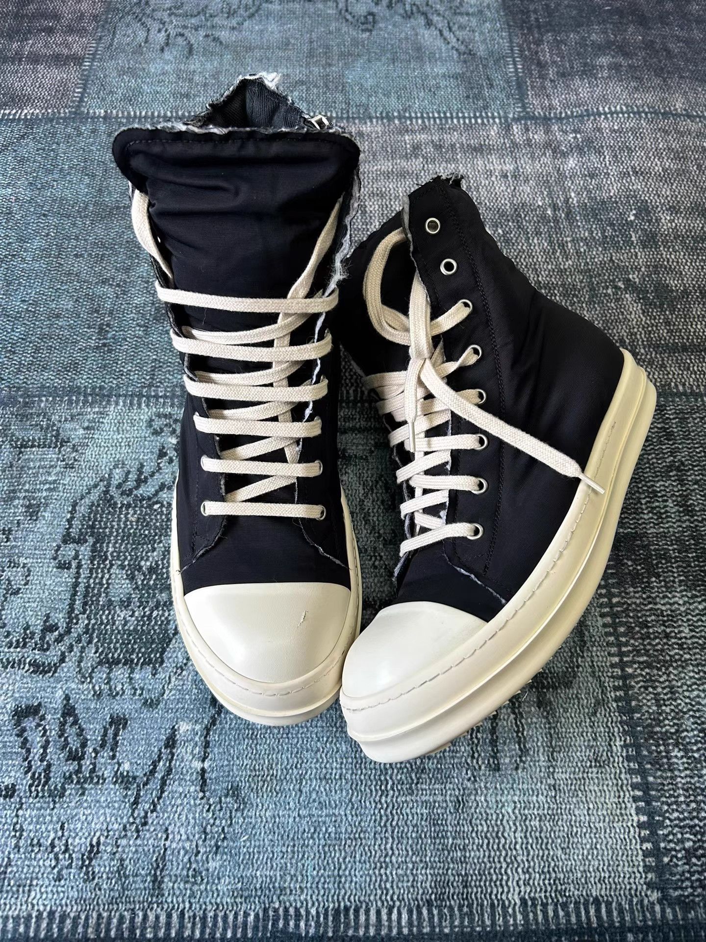 Rick Owens Rick Owens DRKSHDW High Top Converse Style Sneakers Size US 8 / EU 41 - 1 Thumbnail