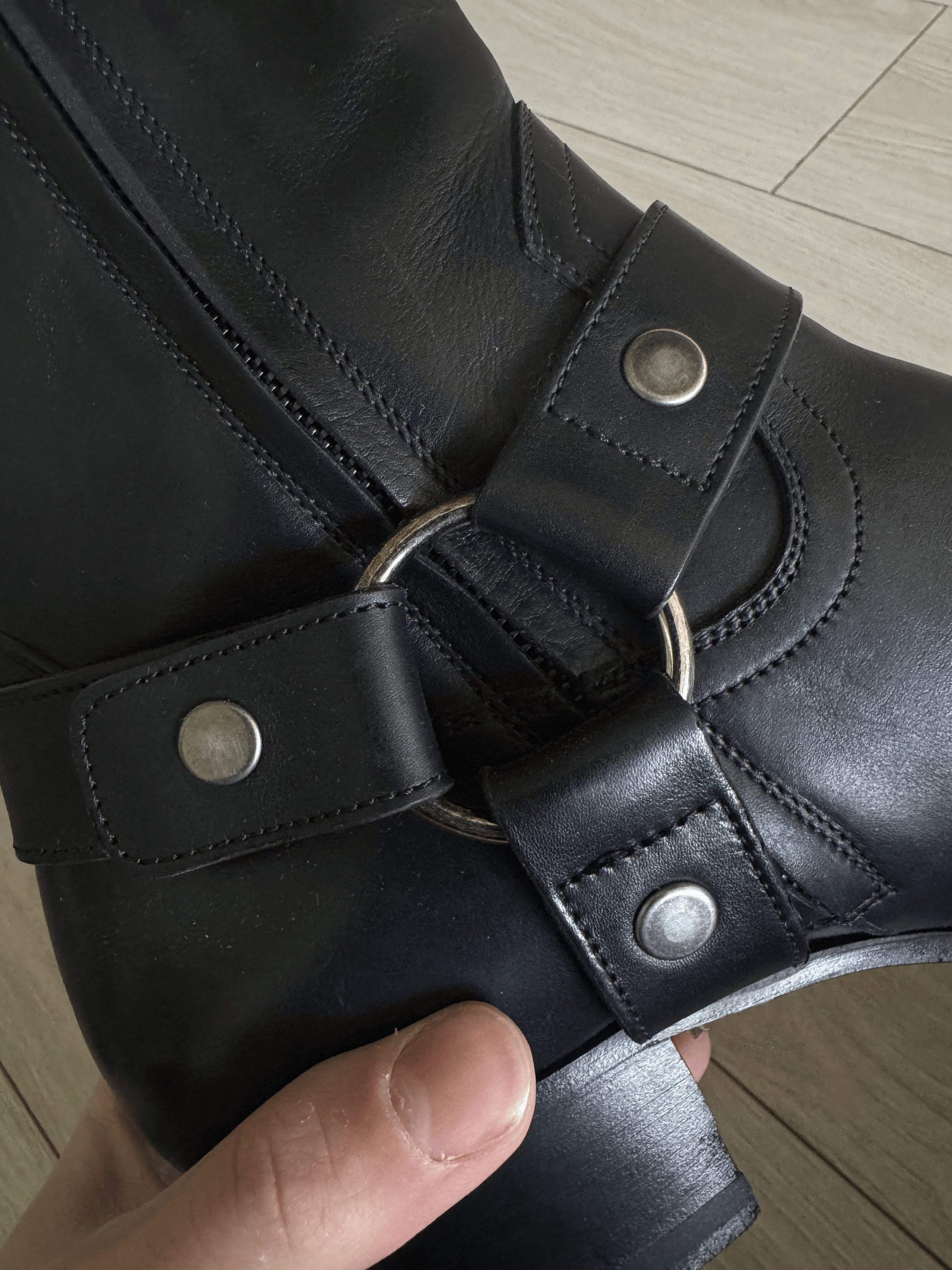 Yves Saint Laurent Saint Laurent Wyatt Harness Boot in Noir Size US 10 / EU 43 - 3 Thumbnail