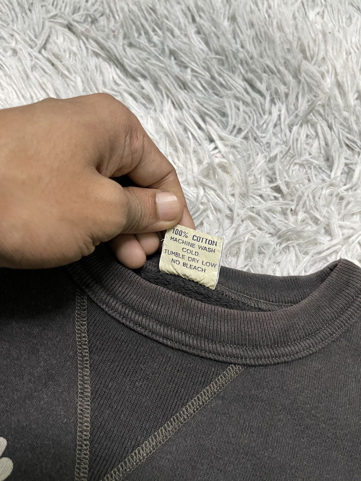 Buzz Rickson's VINTAGE BUZZ RICKSON SWEATSHIRT “HELLS ANGELS” CHARCOAL L Size US L / EU 52-54 / 3 - 9 Thumbnail