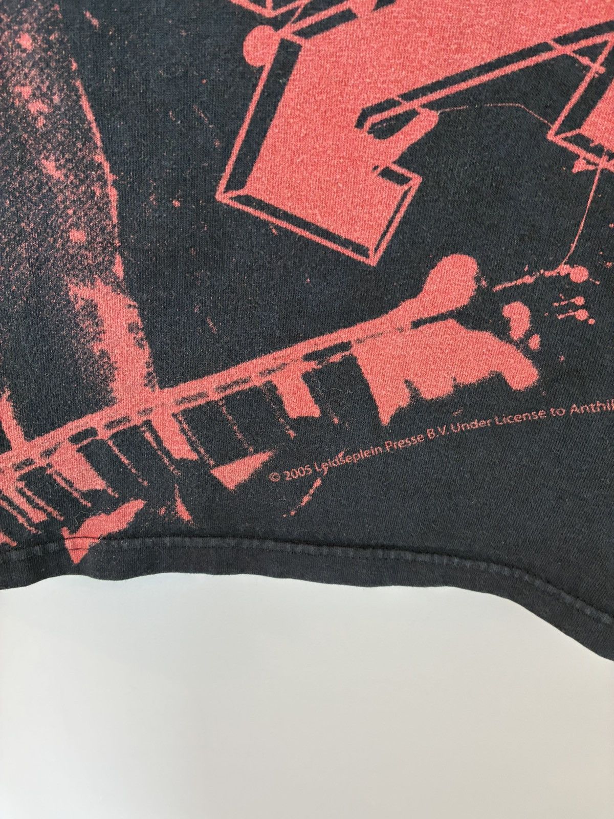Band Tees ACDC Faded Black Distressed Rock Band Tee Size US M / EU 48-50 / 2 - 4 Thumbnail