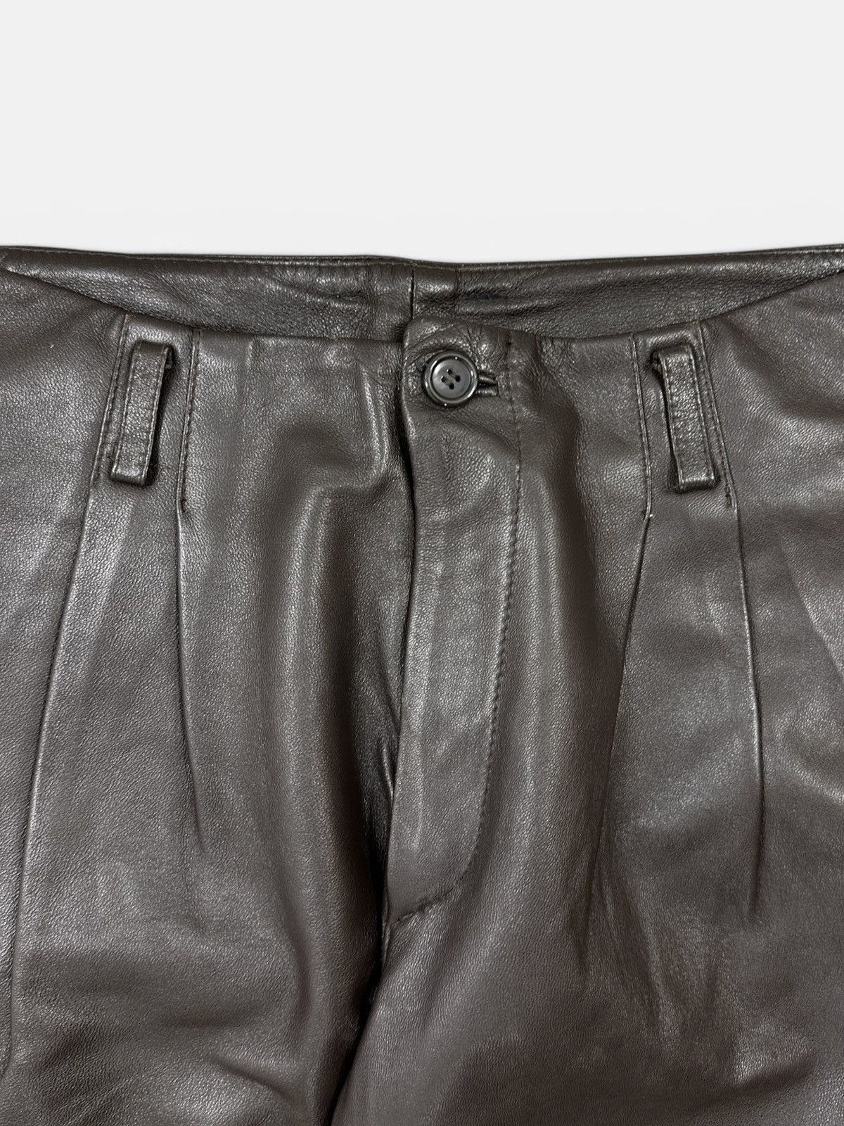 Raf Simons Raf Simons - 1998 Unreleased Leather Pants Size US 36 / EU 52 - 3 Thumbnail