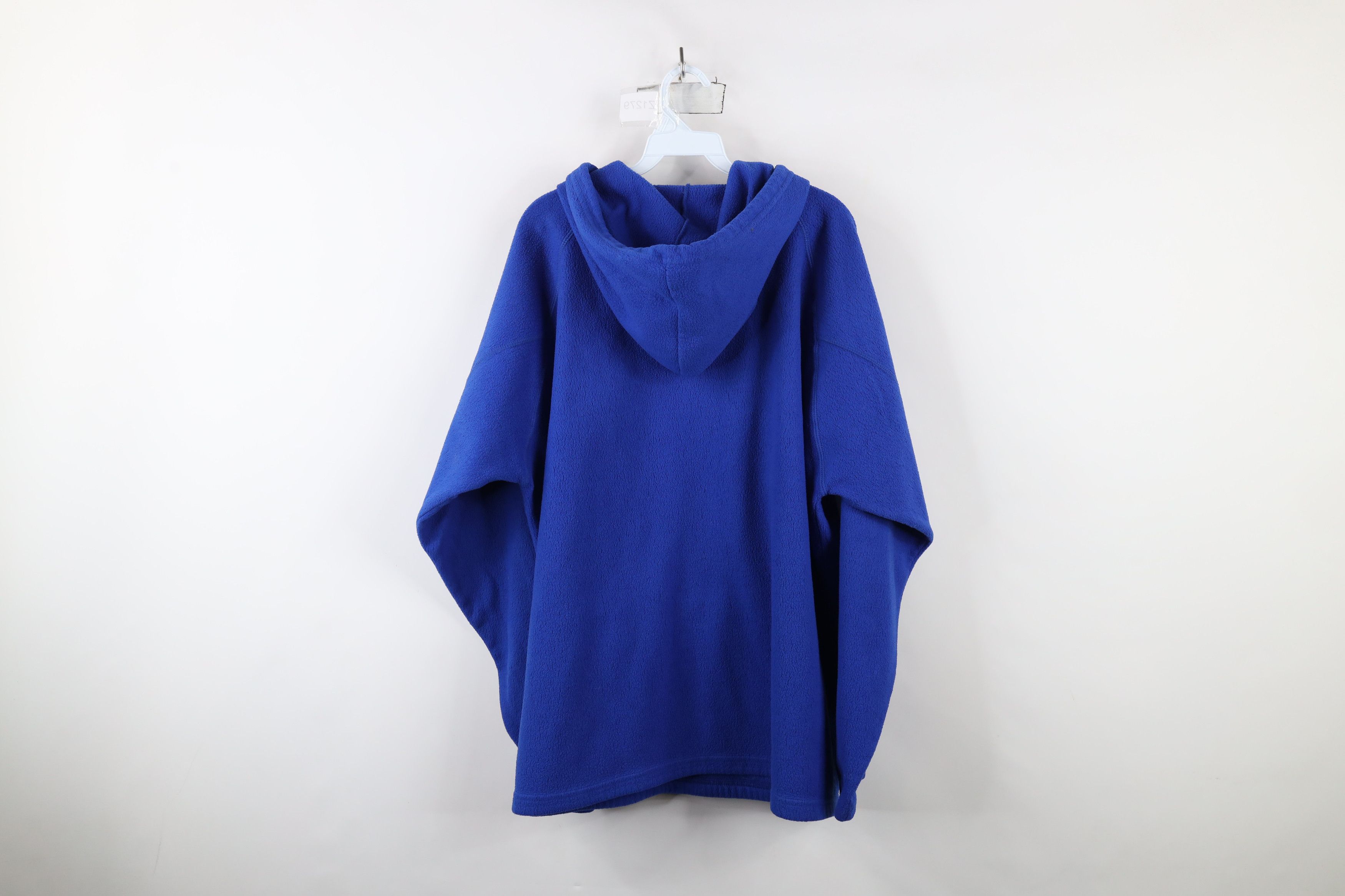 Vintage Vintage 90s Streetwear Blank Baggy Fleece Hoodie Sweatshirt Size US XXL / EU 58 / 5 - 10 Thumbnail