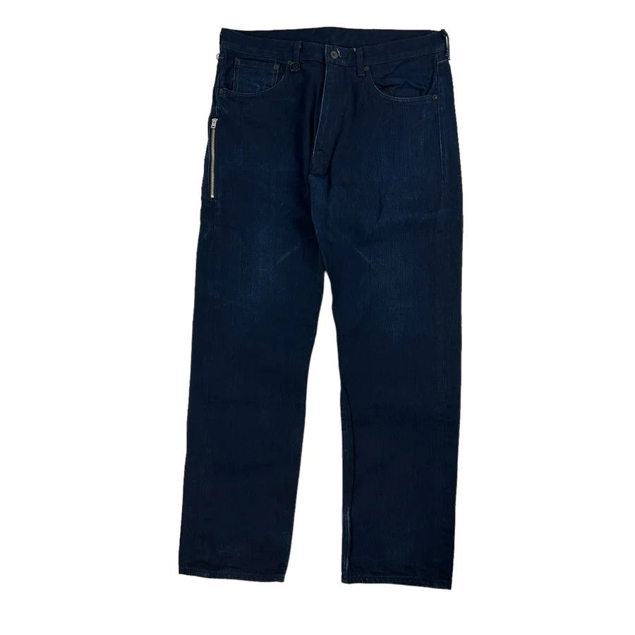 image of Fragment Design x Levis Fragment X Levi's Dark Wash Denim Jeans in Denim Blue, Men's (Size 36)