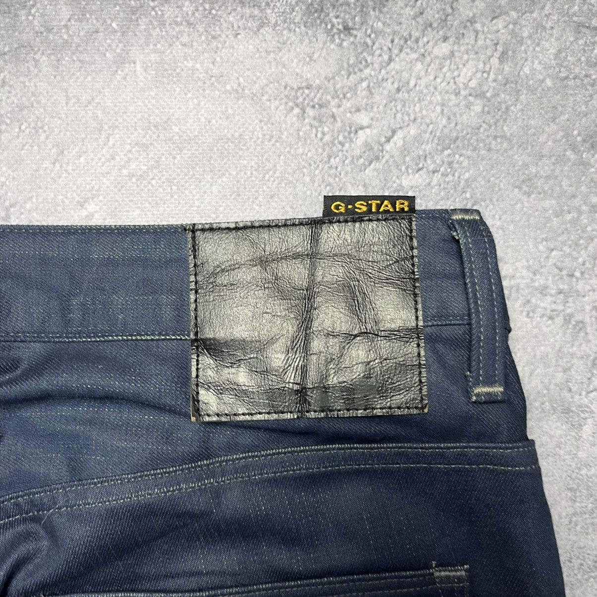 G-Star Vintage G-Star Morris Low Straight Denim Blue Jeans Y2K Size US 31 - 19 Thumbnail