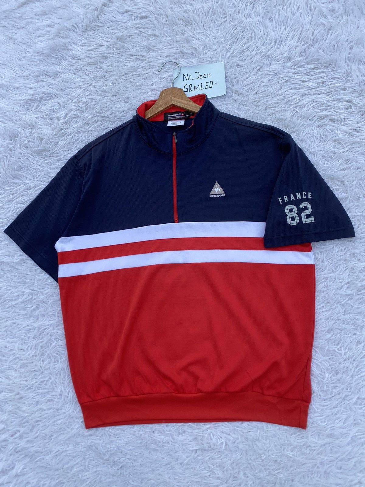 Le Coq Sportif Rare Vintage Le Coq Sportif Colour Block Shirt Size US L / EU 52-54 / 3 - 3 Thumbnail