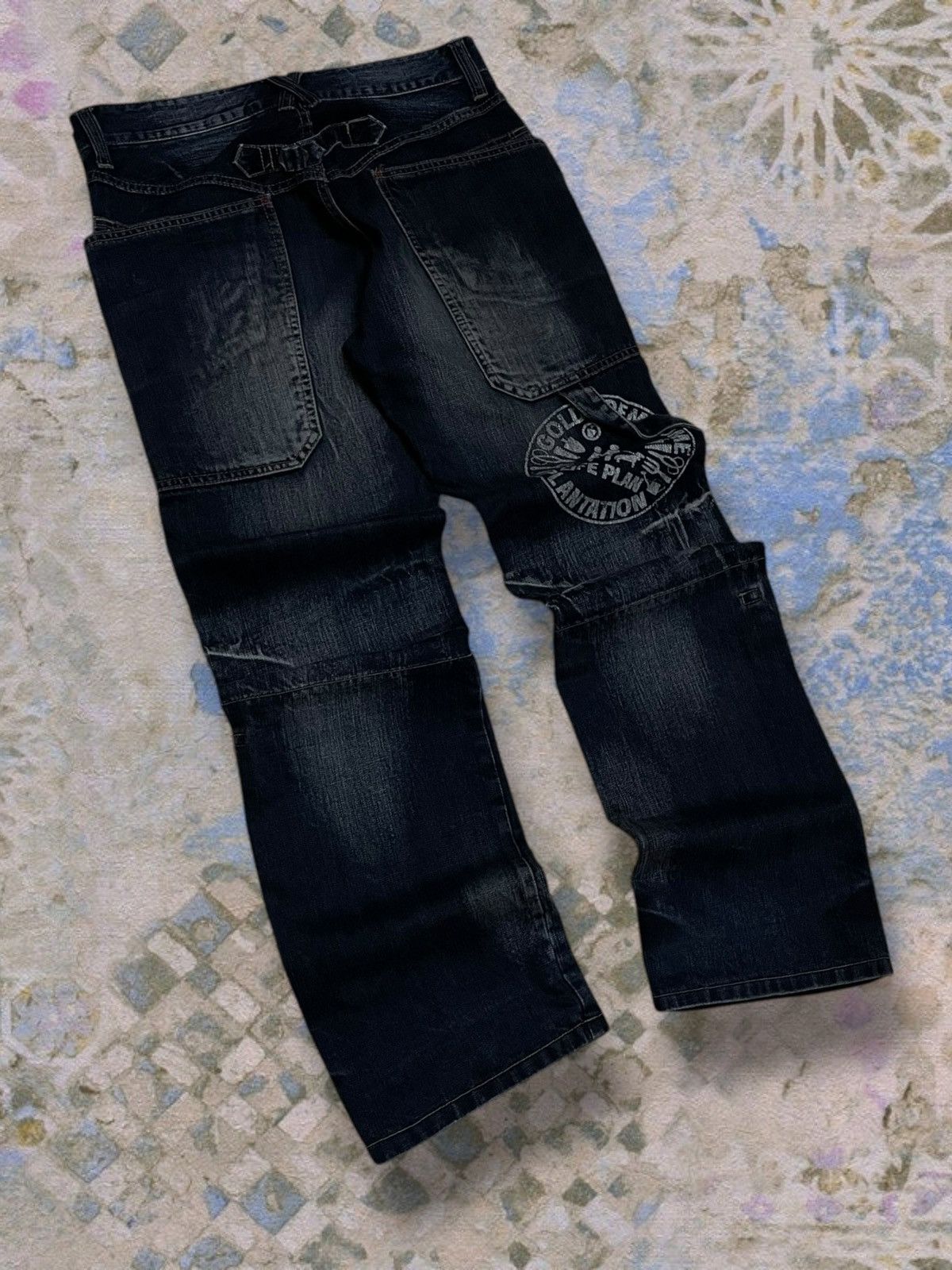 PPFM Vintage Authentic Og Designer Japan PPFM World War Denim Size US 31 - 10 Thumbnail