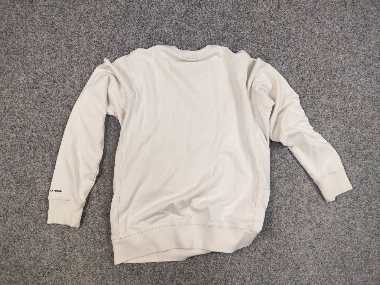 Bleu De Paname Bleu De Paname Crew Check Logo Jumper Beige Sweatshirt Size US M / EU 48-50 / 2 - 21 Thumbnail