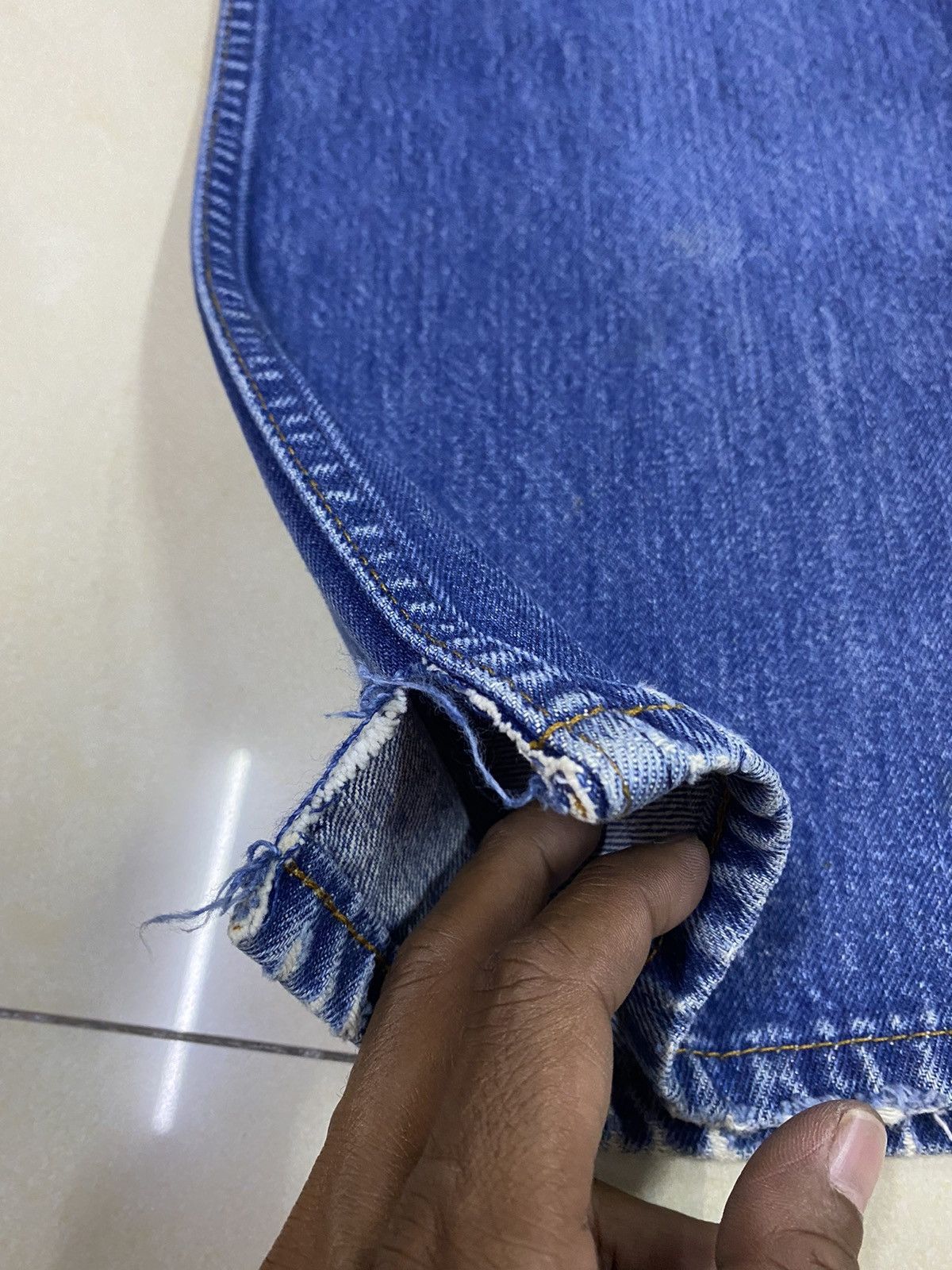 Levi's × Vintage Vintage Levis 517 Orange Tab Distressed Rusty Flared Denim Size US 34 / EU 50 - 10 Thumbnail