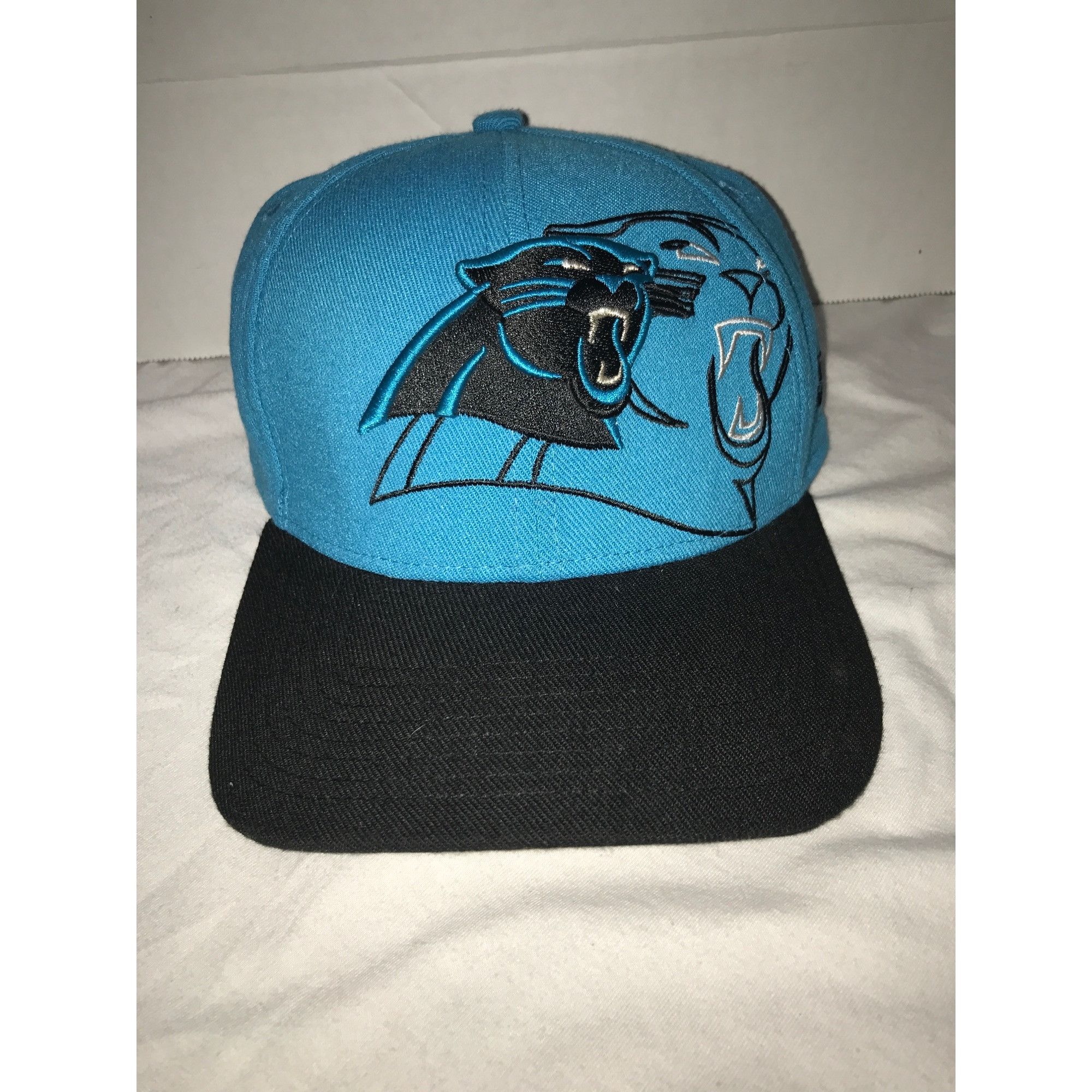 New Era Carolina Panthers Blue/Black 39Thirty Fitted New Era Cap Size ONE SIZE - 2 Thumbnail