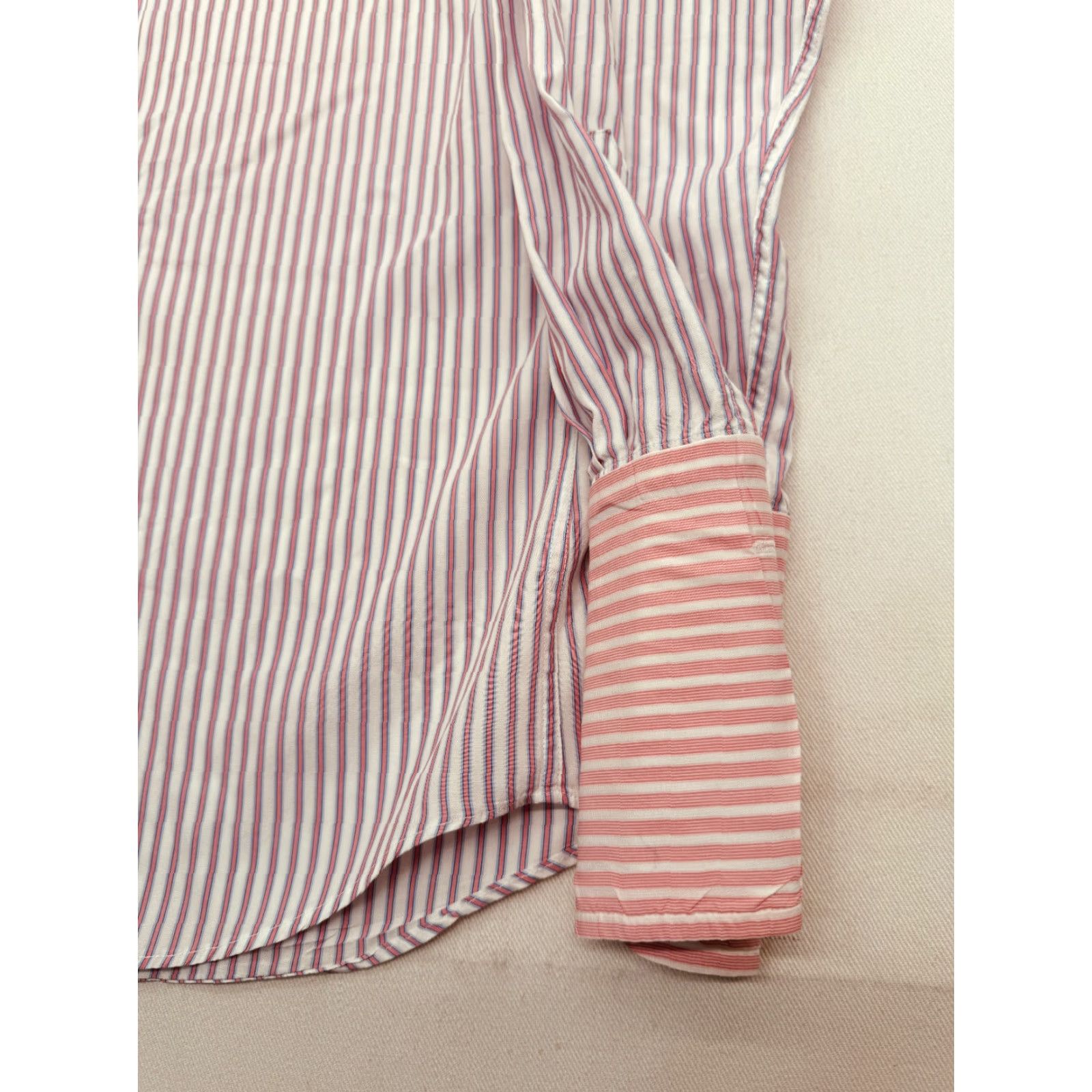 Vintage Grosvenor Stripe Shirt Mens 15 Slim Fit Long Sleeve Button Up Shirt 2915 Size US M / EU 48-50 / 2 - 4 Thumbnail