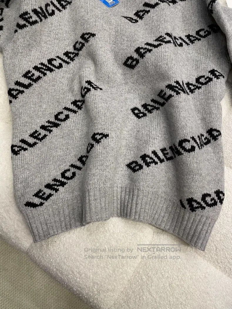 Balenciaga Balenciaga Gray danmu sweater size s Size US S / EU 44-46 / 1 - 5 Thumbnail