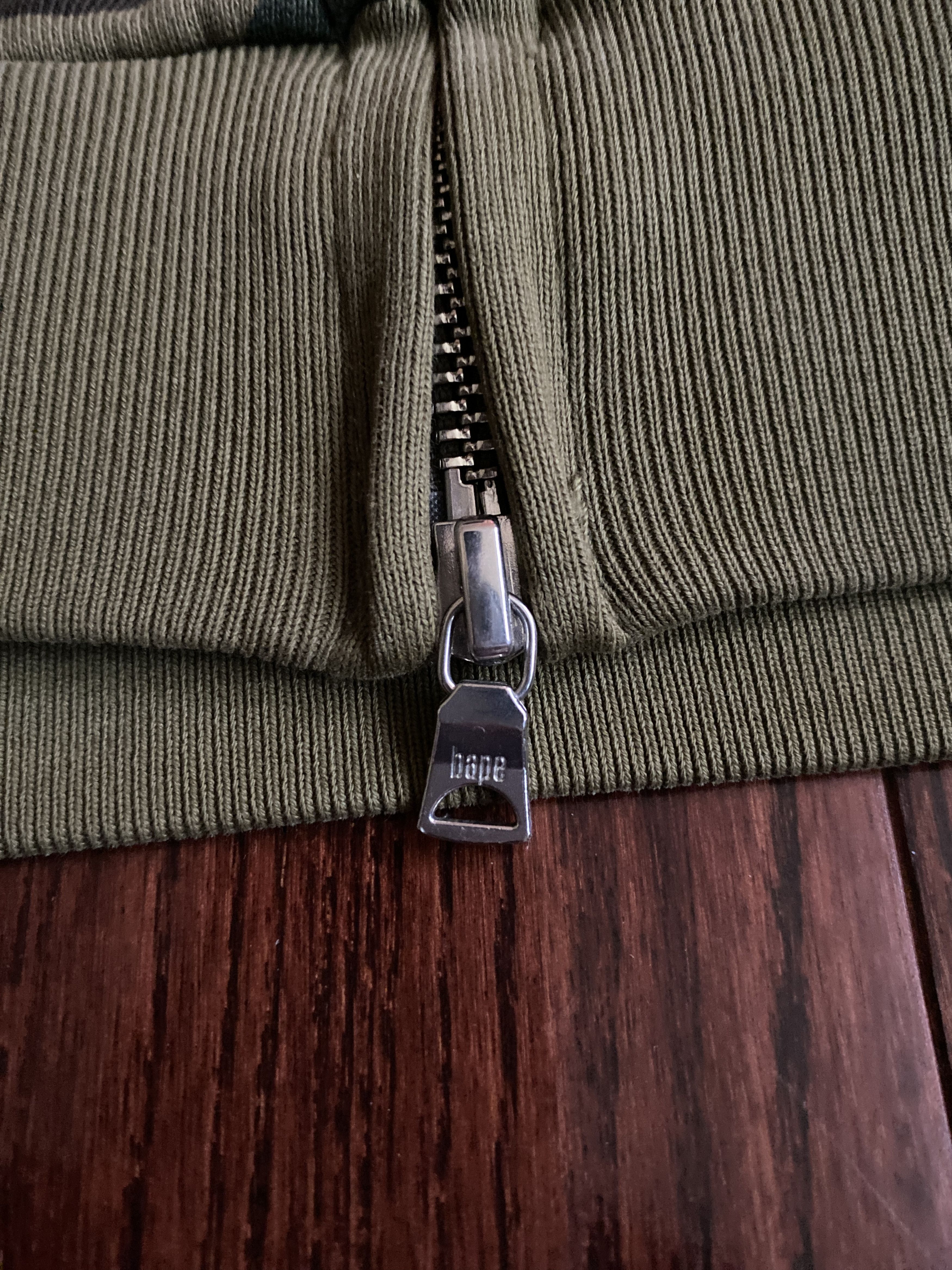 Bape 1st Camo Heavy Wash Cropped Fit Zip Hoodie Size US M / EU 48-50 / 2 - 4 Thumbnail