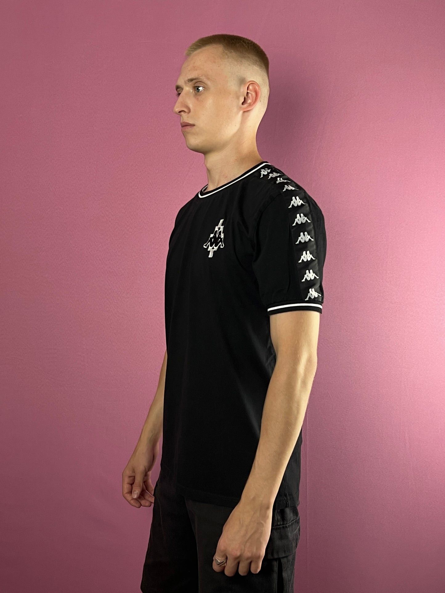 Kappa × Vintage Kappa x Marcelo Burlon County Of Milan Men's Tape T-Shirt-M Size US M / EU 48-50 / 2 - 2 Thumbnail