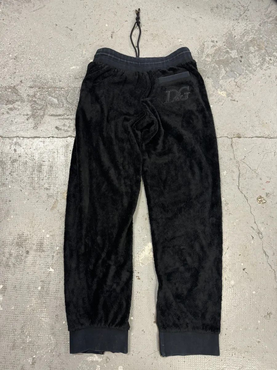 Dolce & Gabbana AW2010 Dolce & Gabbana Fleece Black Plushed Jogger Size US 32 / EU 48 - 4 Thumbnail