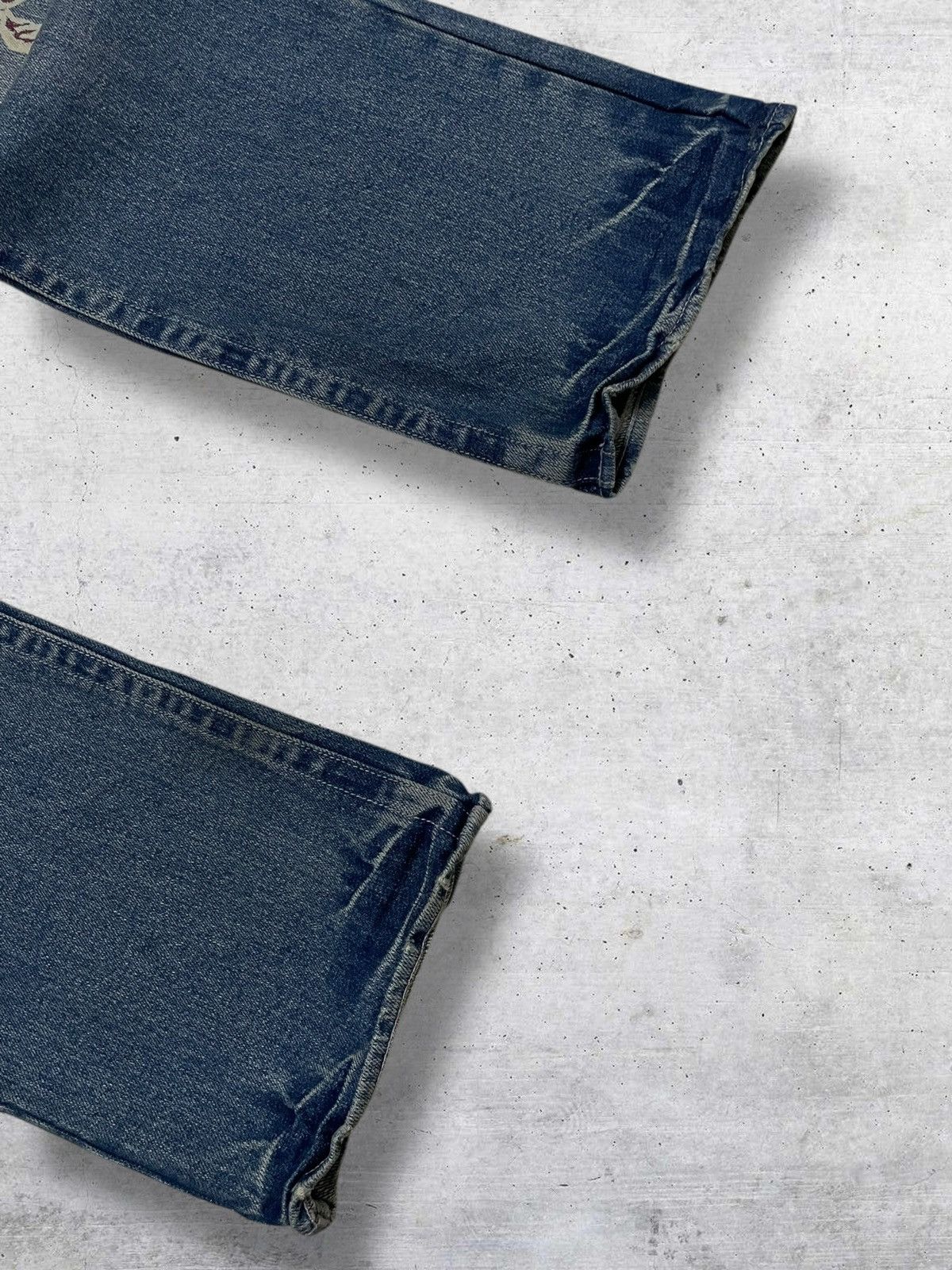 Vintage VINTAGE ICONIC JAPAN DESIGNER KARAKURI TAMASHI KOI 90S DENIM Size US 33 - 4 Thumbnail