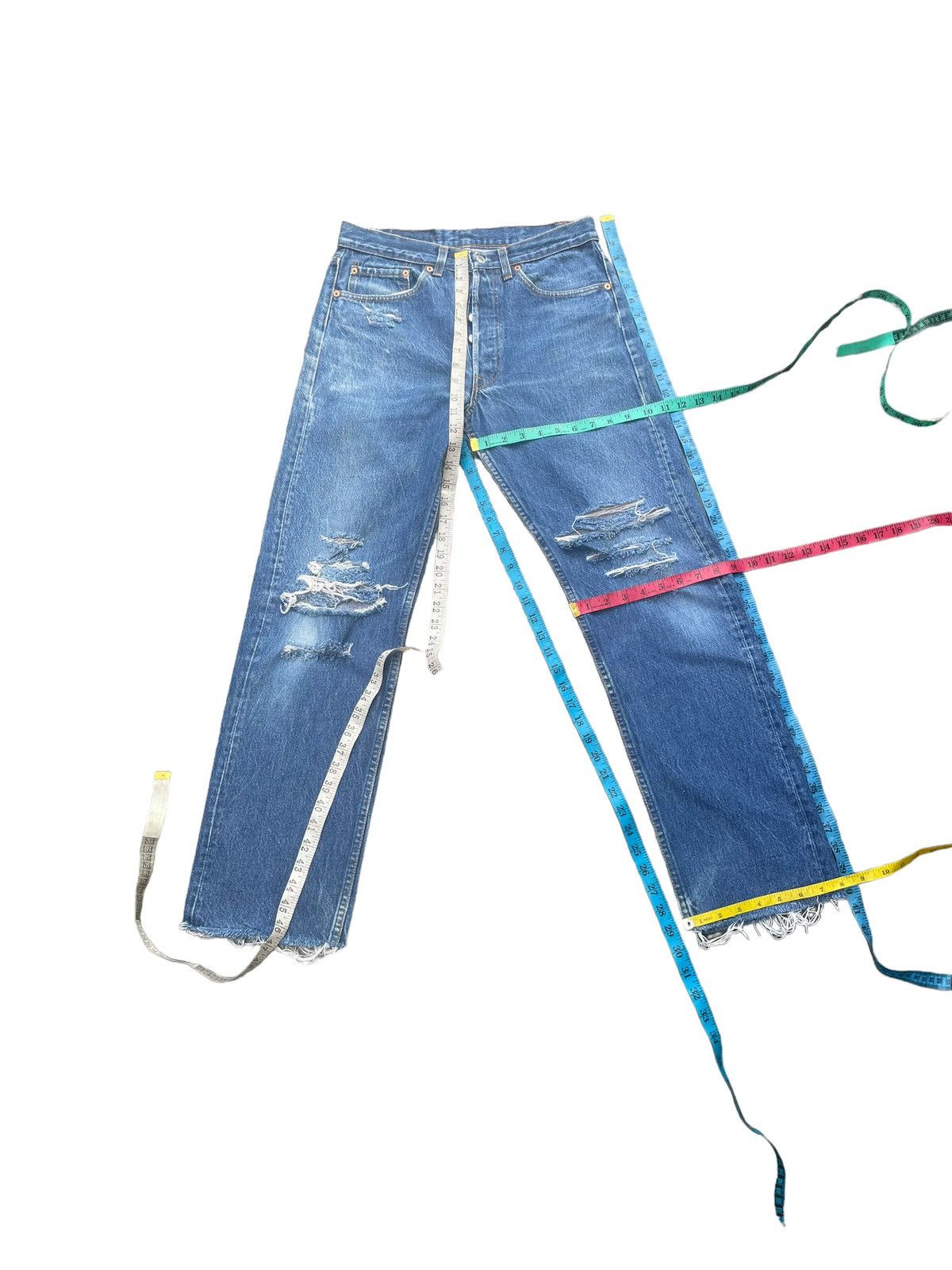 Levi's × Vintage Vintage 1989 Levis 501 XX e Distresed Size US 31 - 23 Thumbnail