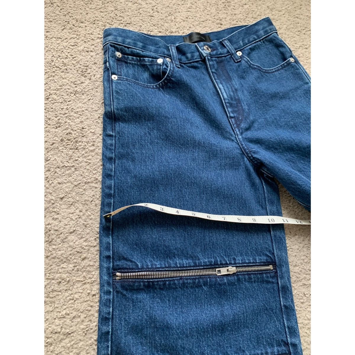 Helmut Lang HELMUT LANG ZIPPER WIDE JEANS Size US 28 / EU 44 - 16 Thumbnail