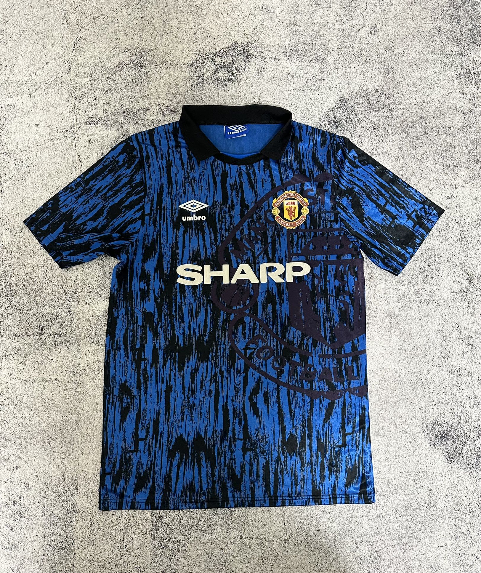 Umbro 1992/1993 Mancherster United Cantona Vintage Umbro Jersey Size US L / EU 52-54 / 3 - 1 Thumbnail