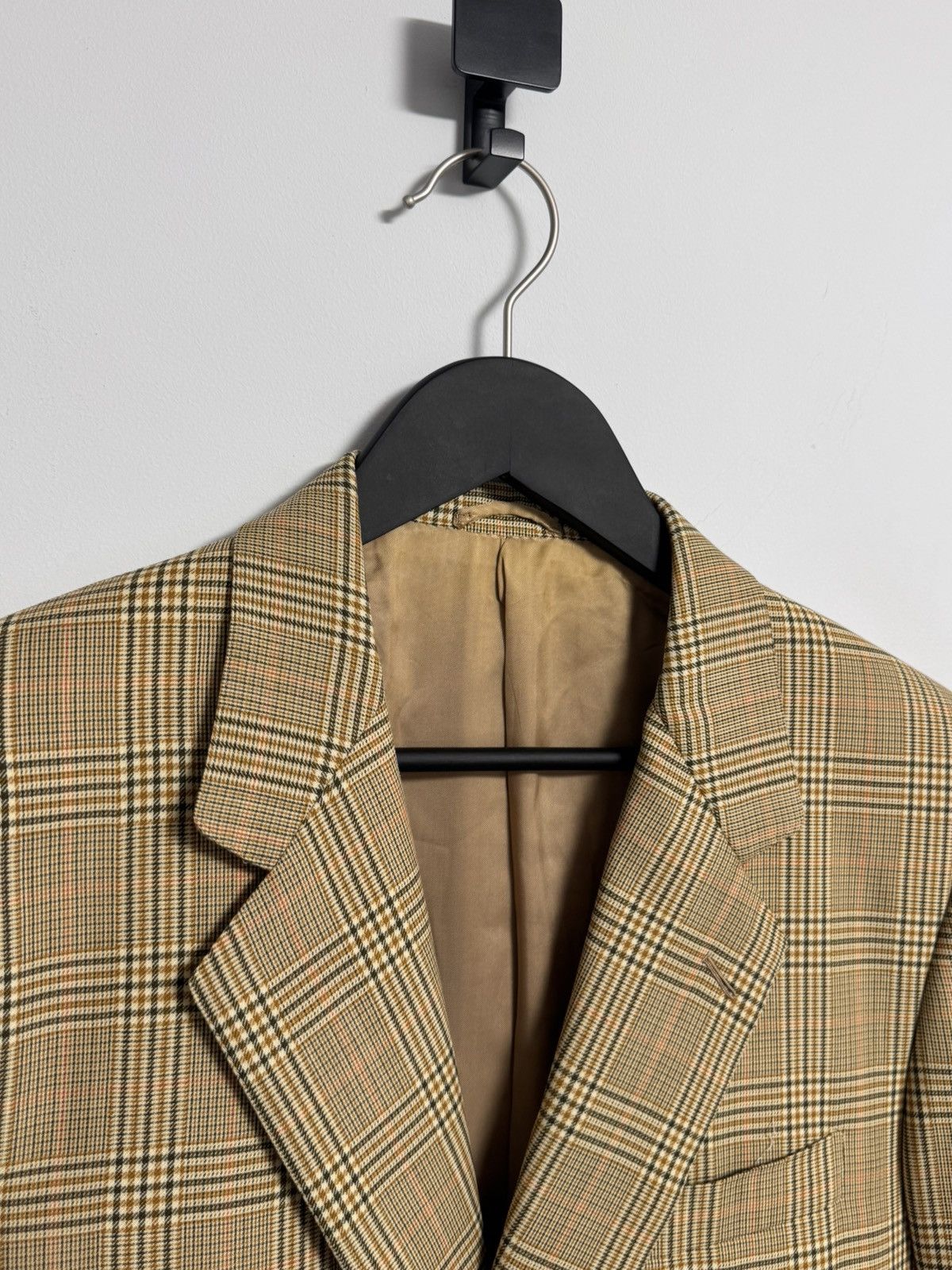 Belvest Belvest Wool Blazer Sport Coat Houndstooth Size XL Size 42R - 5 Thumbnail