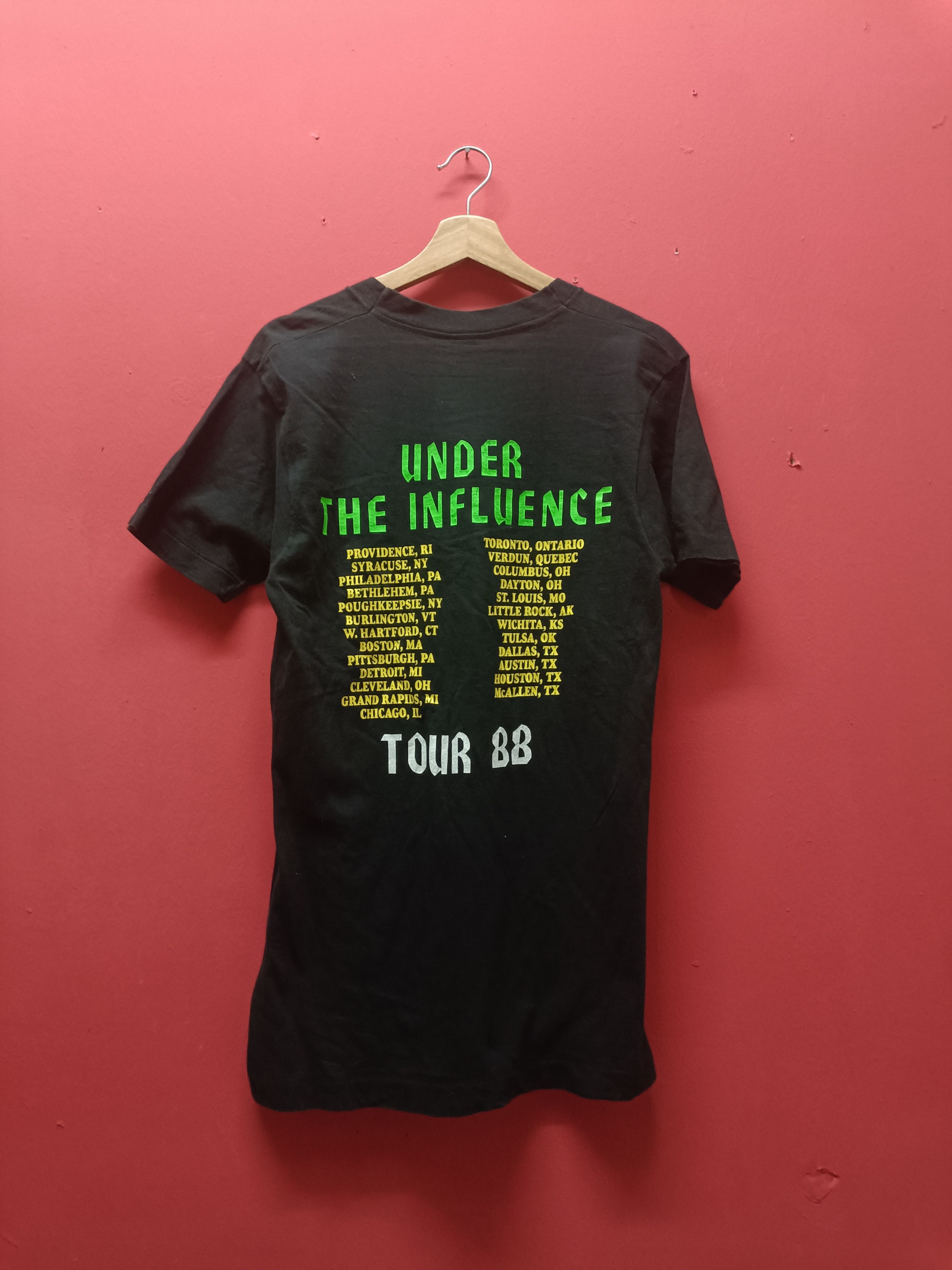 Band Tees × Vintage Vintage over kill under the influence tour 1988 Size US M / EU 48-50 / 2 - 2 Thumbnail