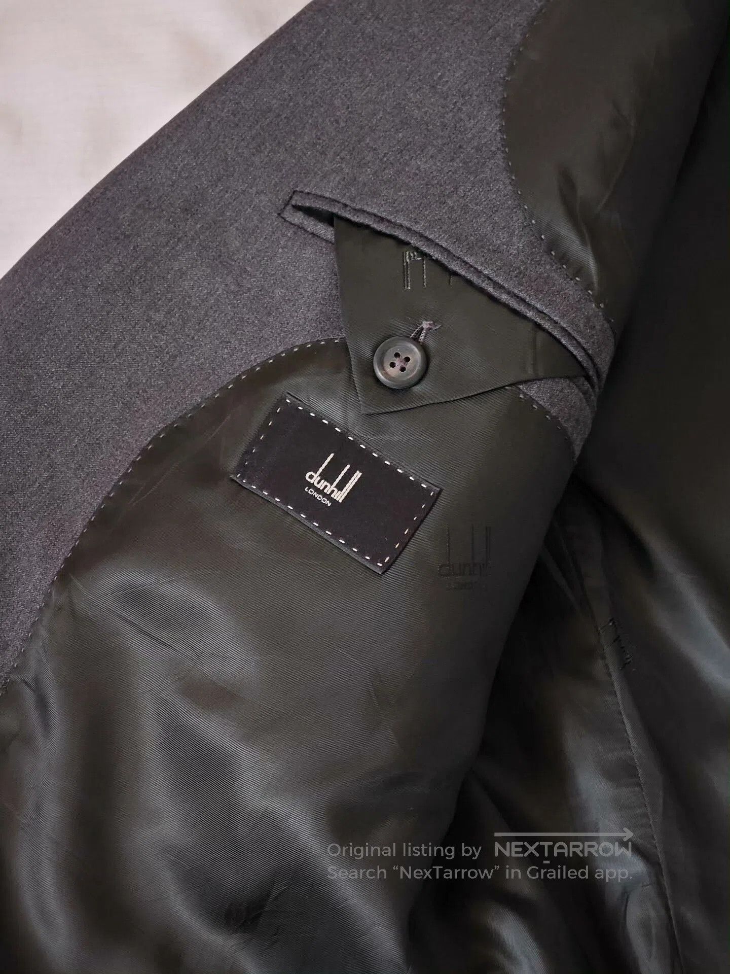 Ermenegildo Zegna Dunhill Gray Wool Blazer Jacket. Size US M / EU 48-50 / 2 - 7 Thumbnail