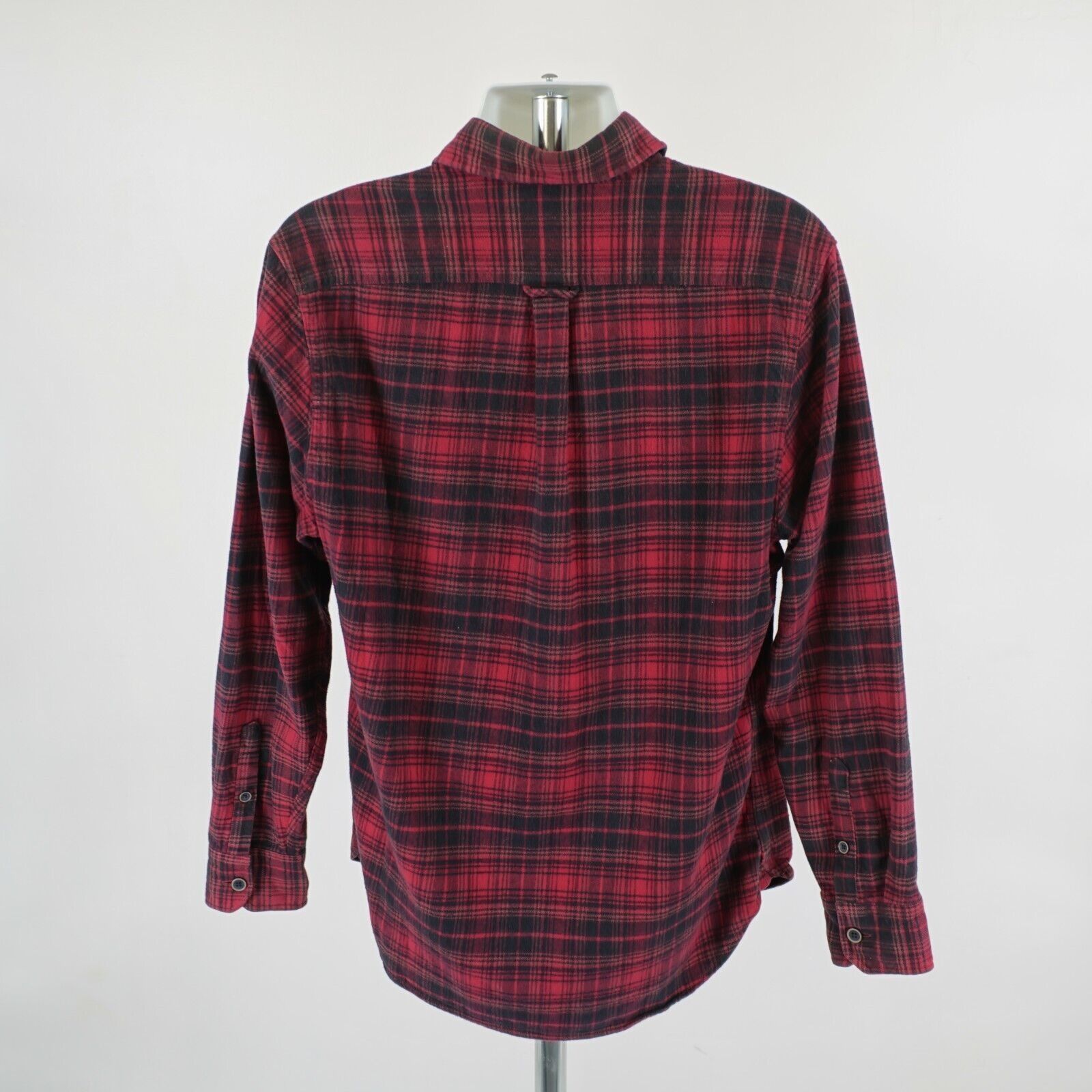J.A.C.H.S. Mfg. Co. Jachs Red Red Plaid Flannel Medium Collared Dress Shirt Pock Size US M / EU 48-50 / 2 - 6 Thumbnail