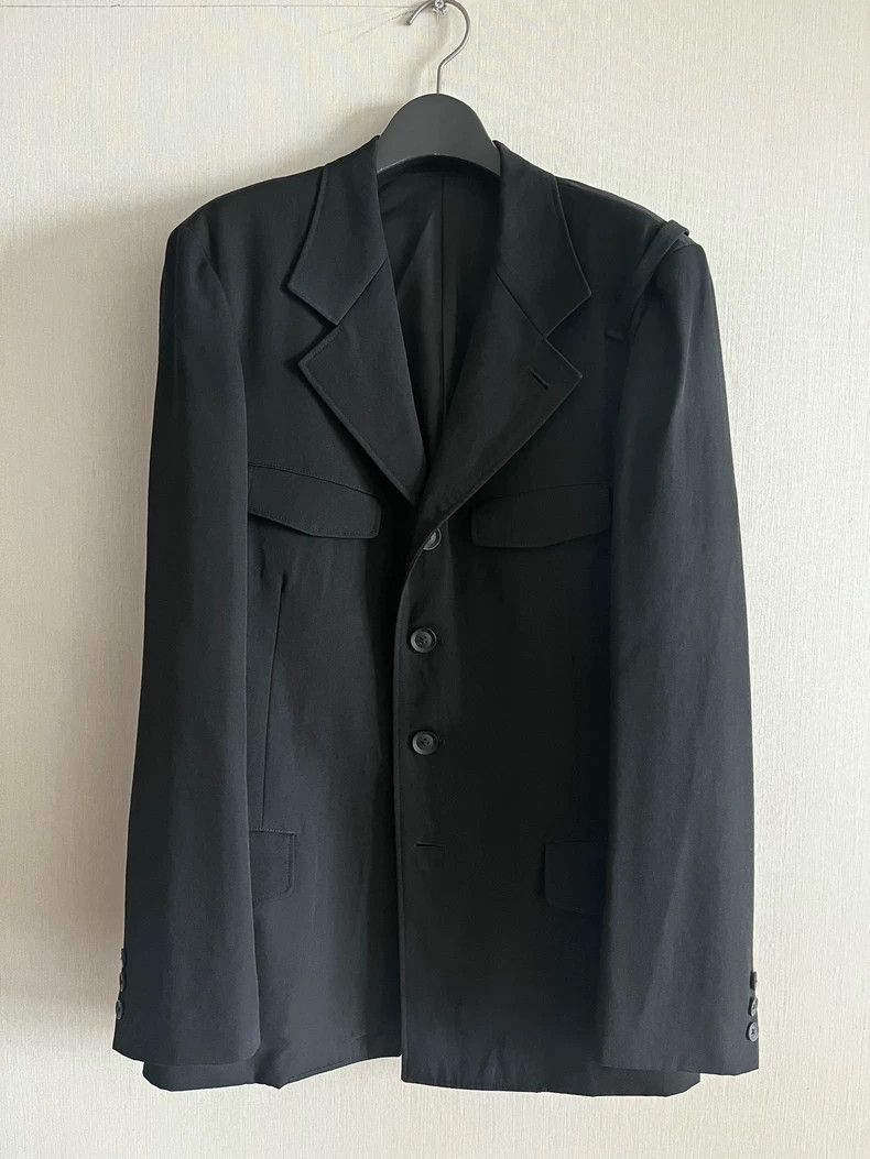 Yohji Yamamoto Yohji Yamamoto size 2 2019 AW Wool Hunting Jacket blazer 25 Size 36S - 1 Thumbnail