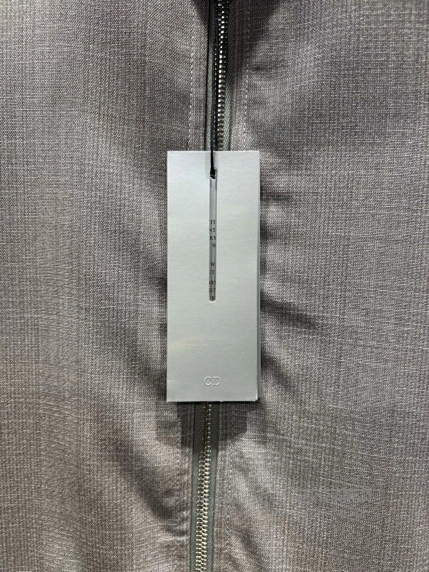 Dior gray plaid wool jacket with CD logo. Size US L / EU 52-54 / 3 - 5 Thumbnail
