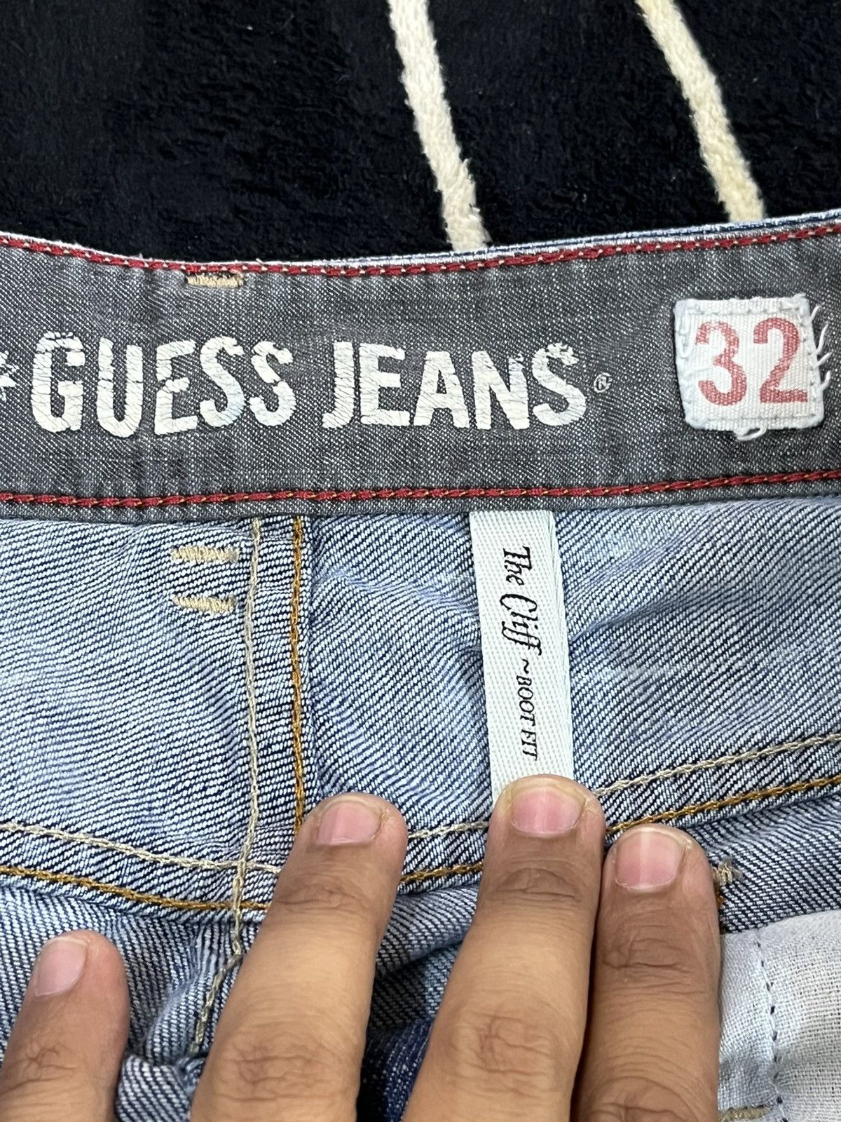 Guess Vintage Guess The Cliff Flare Bootcut Denim Size US 34 / EU 50 - 9 Thumbnail