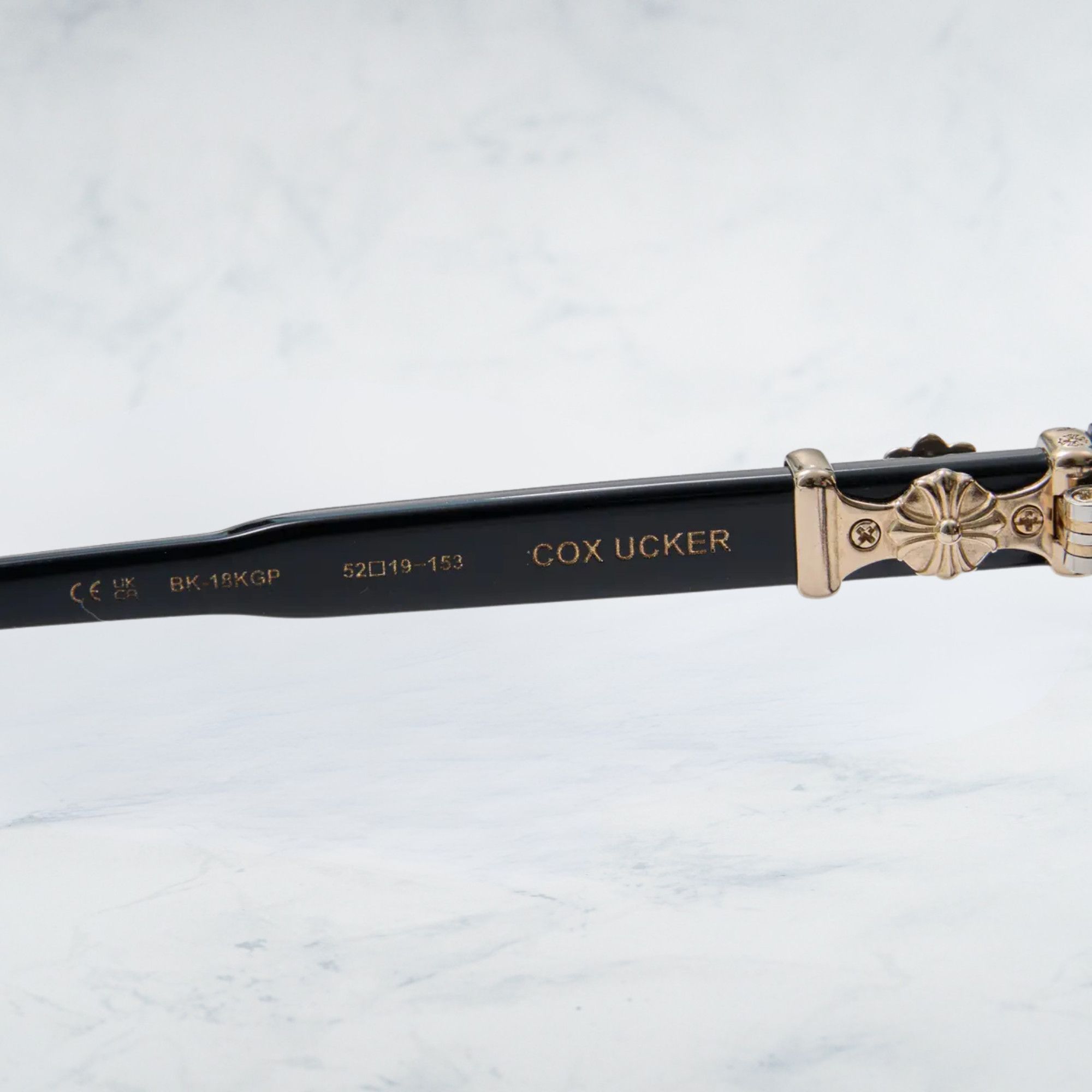 Chrome Hearts CHROME HEARTS COX UCKER BLACK / 18K GOLD PLATED Size ONE SIZE - 3 Thumbnail