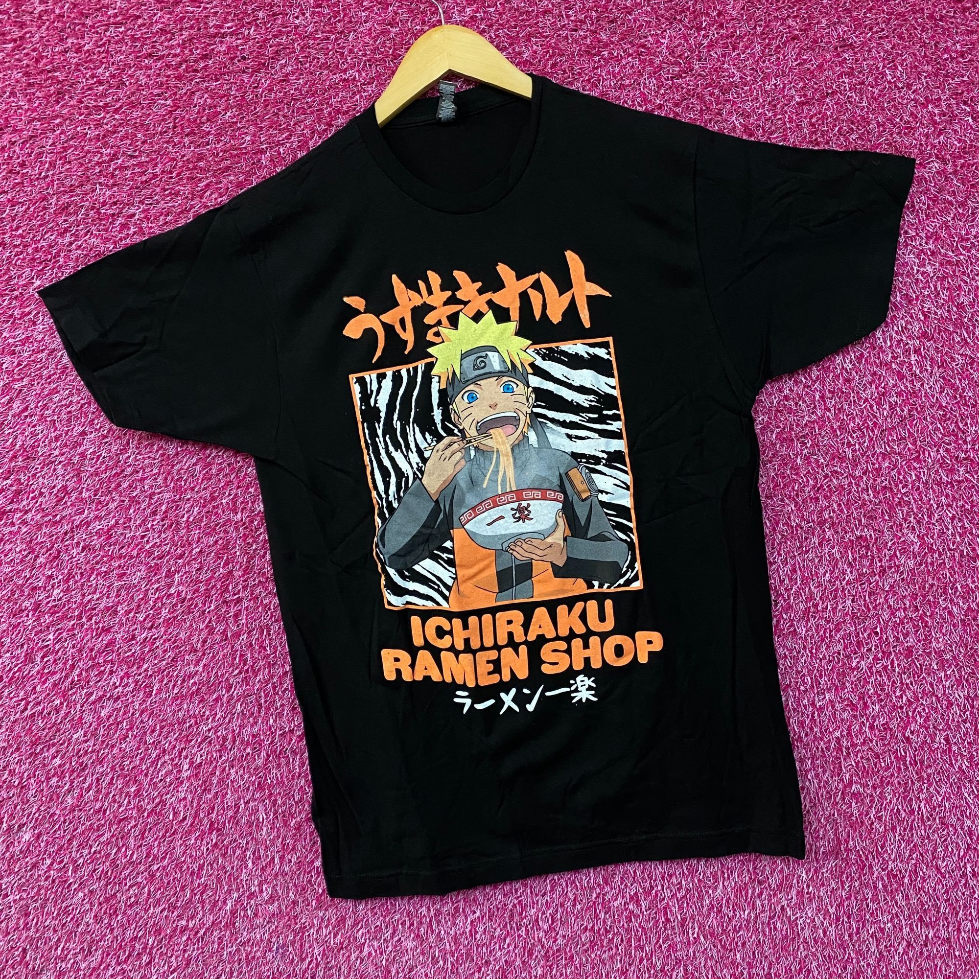 Anime Naruto Uzumaki Ichiraku Ramen Shop Anime T-Shirt Large Size US L / EU 52-54 / 3 - 3 Thumbnail