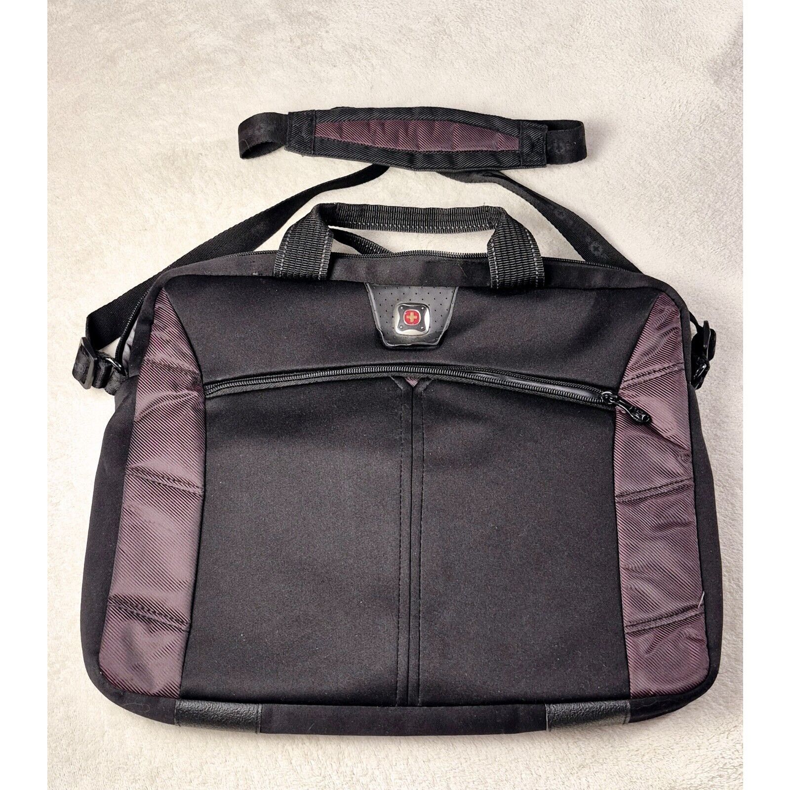 Swissgear Swiss Gear Wenger laptop bag briefcase shoulder 18x13 black Size ONE SIZE - 1 Thumbnail