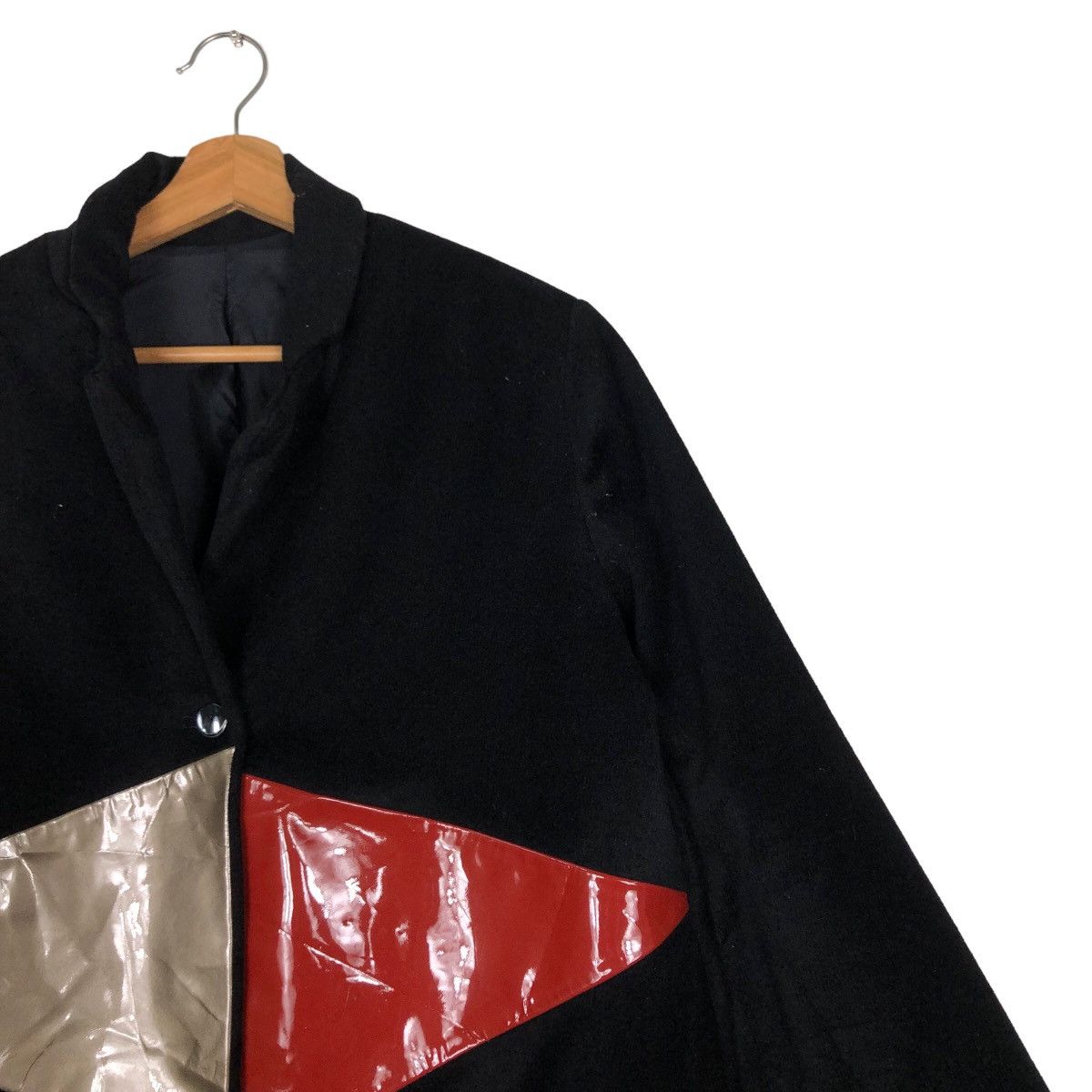 Japanese Brand 🔥Vtg Long Jacket Rare Design Inspire Yohji Yamamoto Japan Size US M / EU 48-50 / 2 - 7 Thumbnail