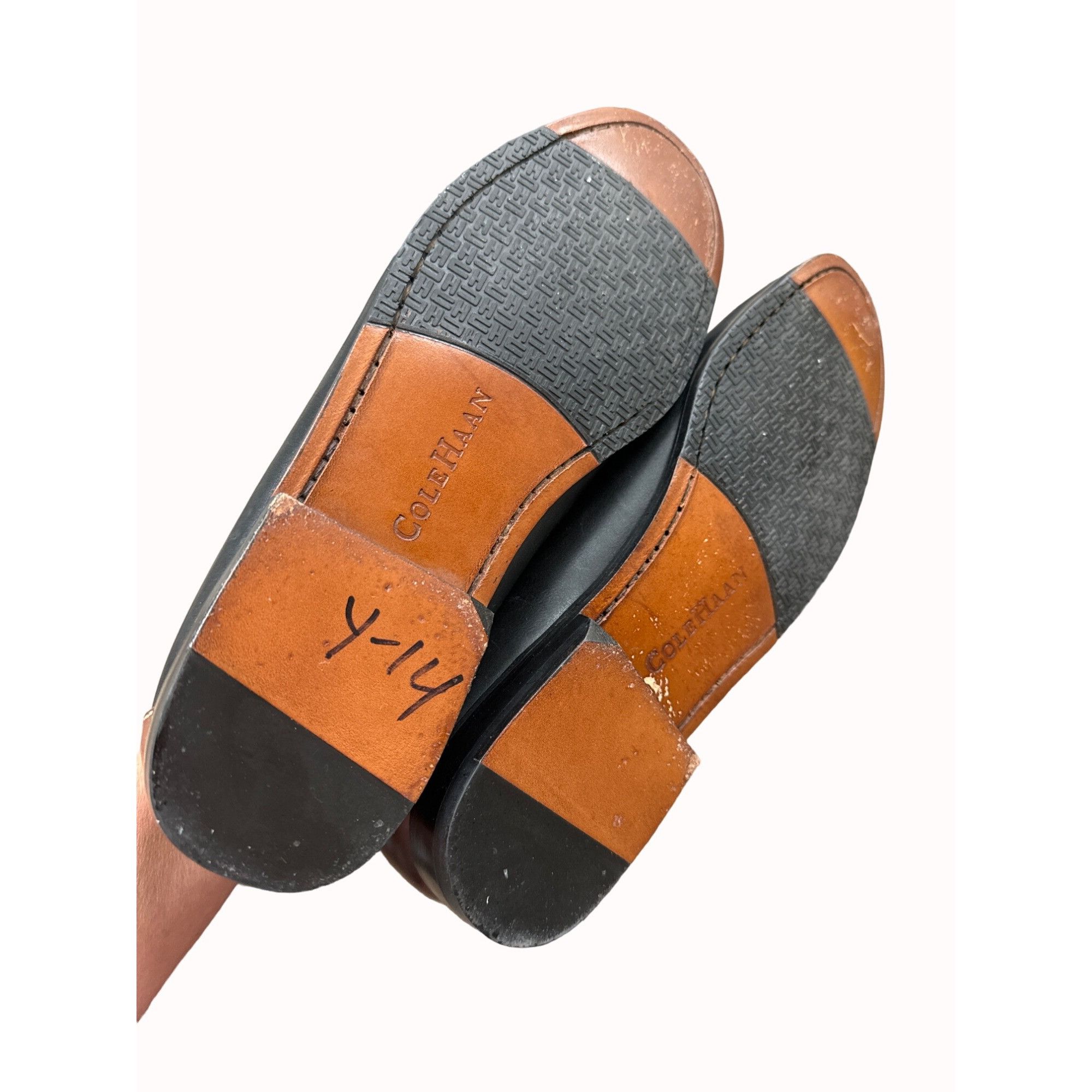 Cole Haan Cole Haan men’s brown leather tassel slip on loafer shoes 9D Size US 9 / EU 42 - 10 Thumbnail