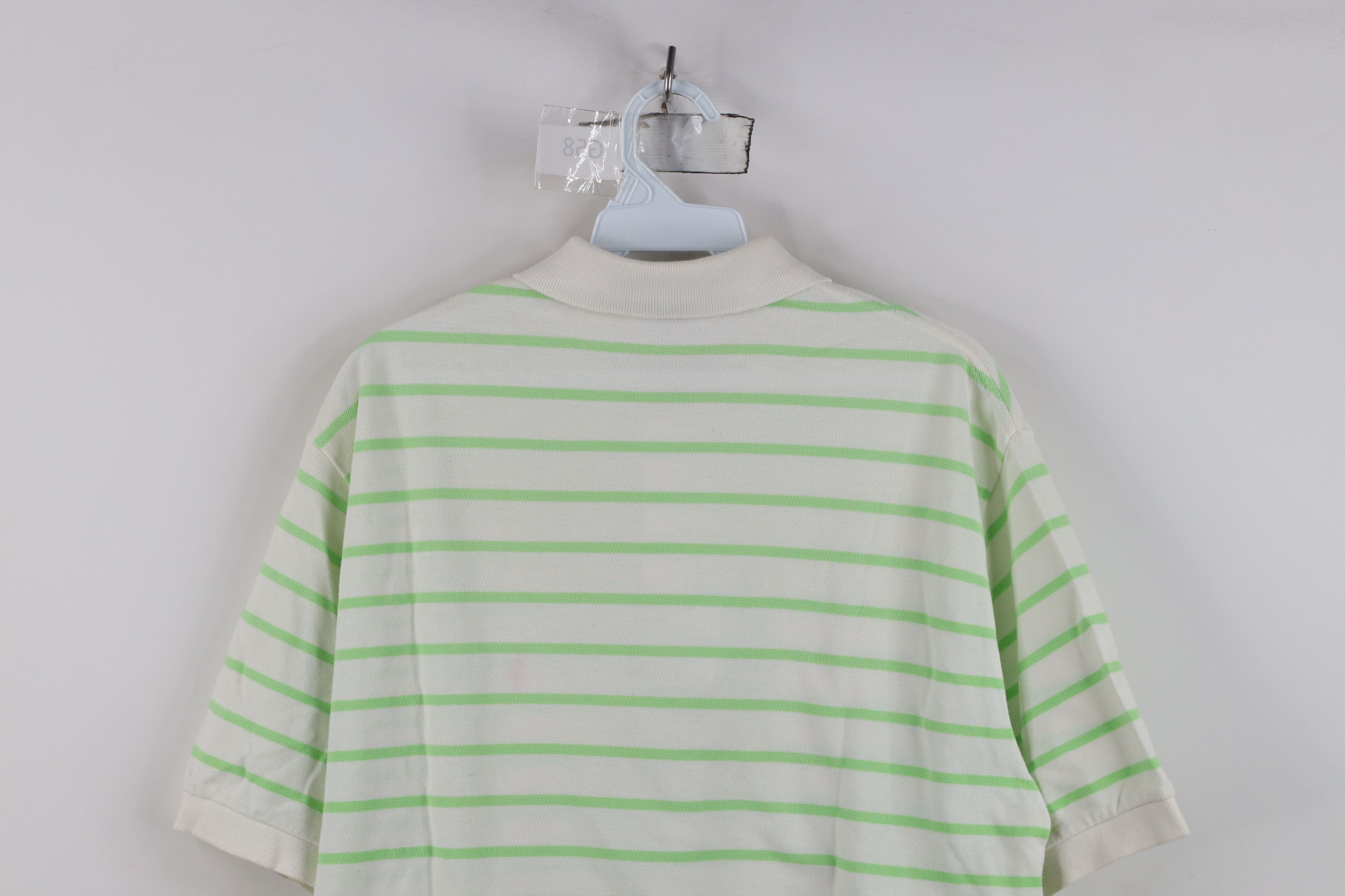 Ralph Lauren Vintage Ralph Lauren Cotton Striped Golf Polo Shirt White Size US M / EU 48-50 / 2 - 12 Thumbnail