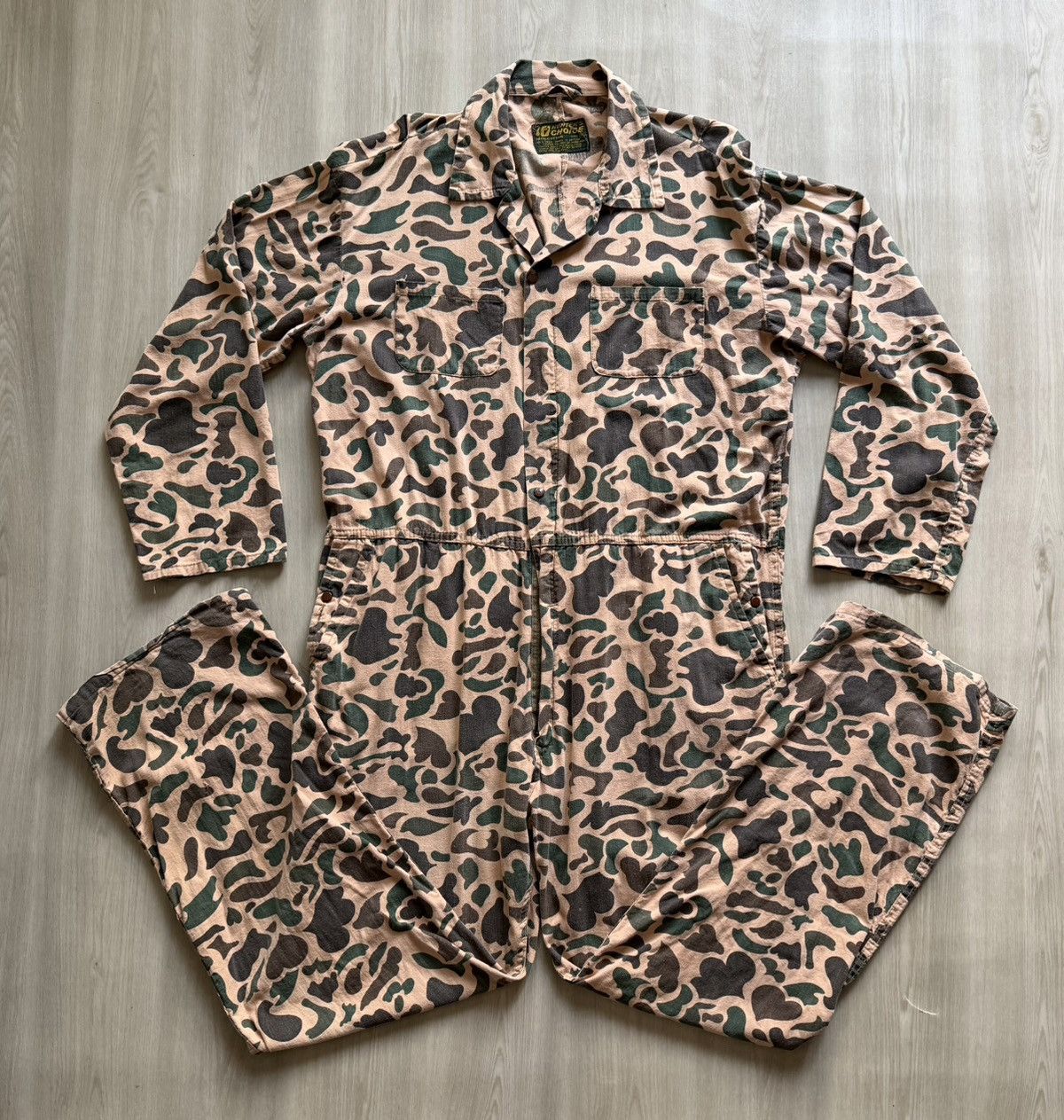 Vintage Vintage 70s 8Os Hunter's Choice Coveralls Duck Camo Sz 2XL Size US XXL / EU 58 / 5 - 1 Thumbnail