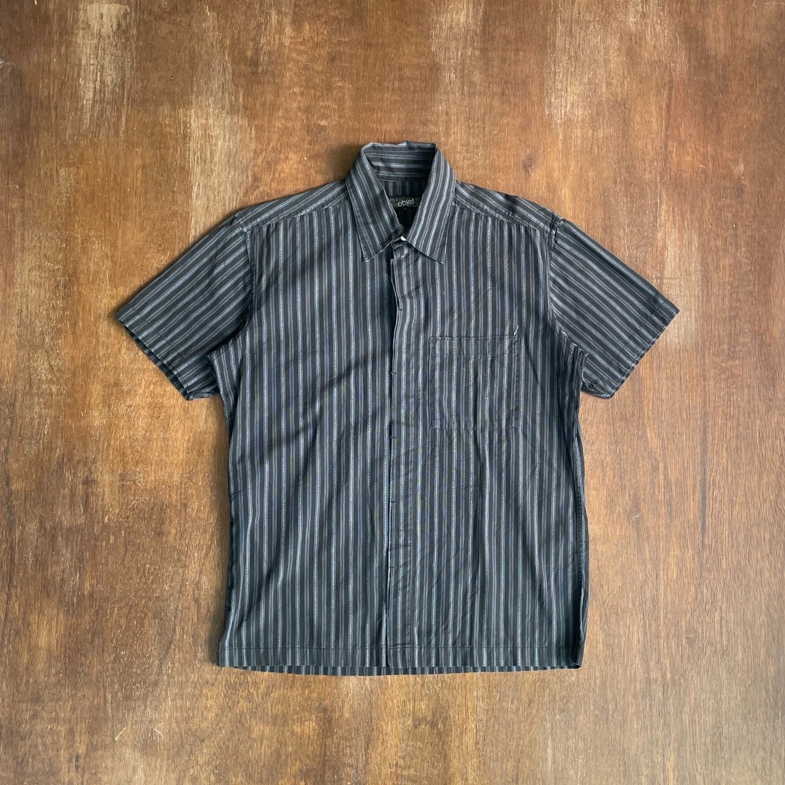 Jean Paul Gaultier Jean Paul Gaultier Stripped Short Sleeves Shirt Size US S / EU 44-46 / 1 - 1 Thumbnail