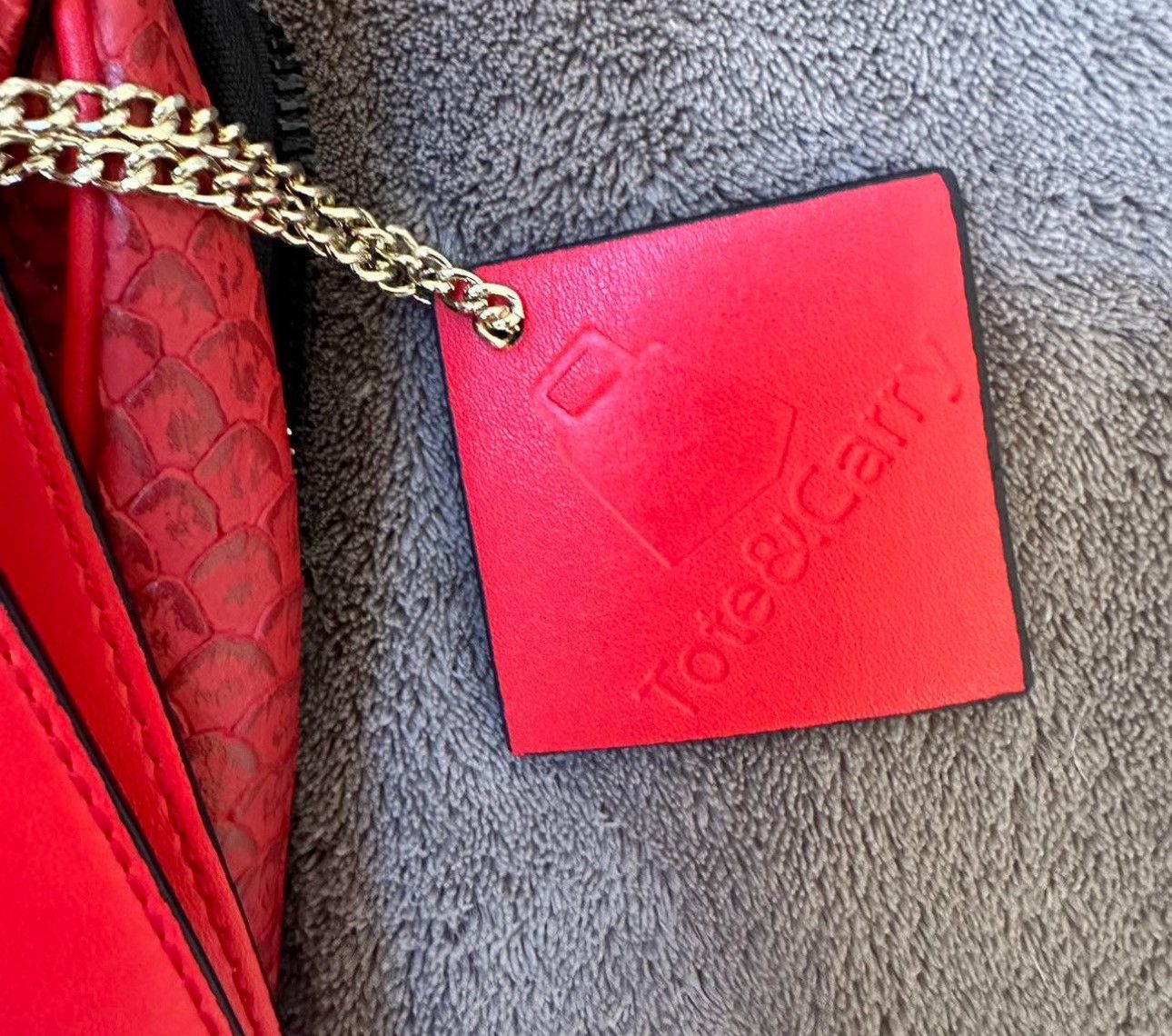 Other Red leather tote & carry apollo bag Size ONE SIZE - 3 Thumbnail