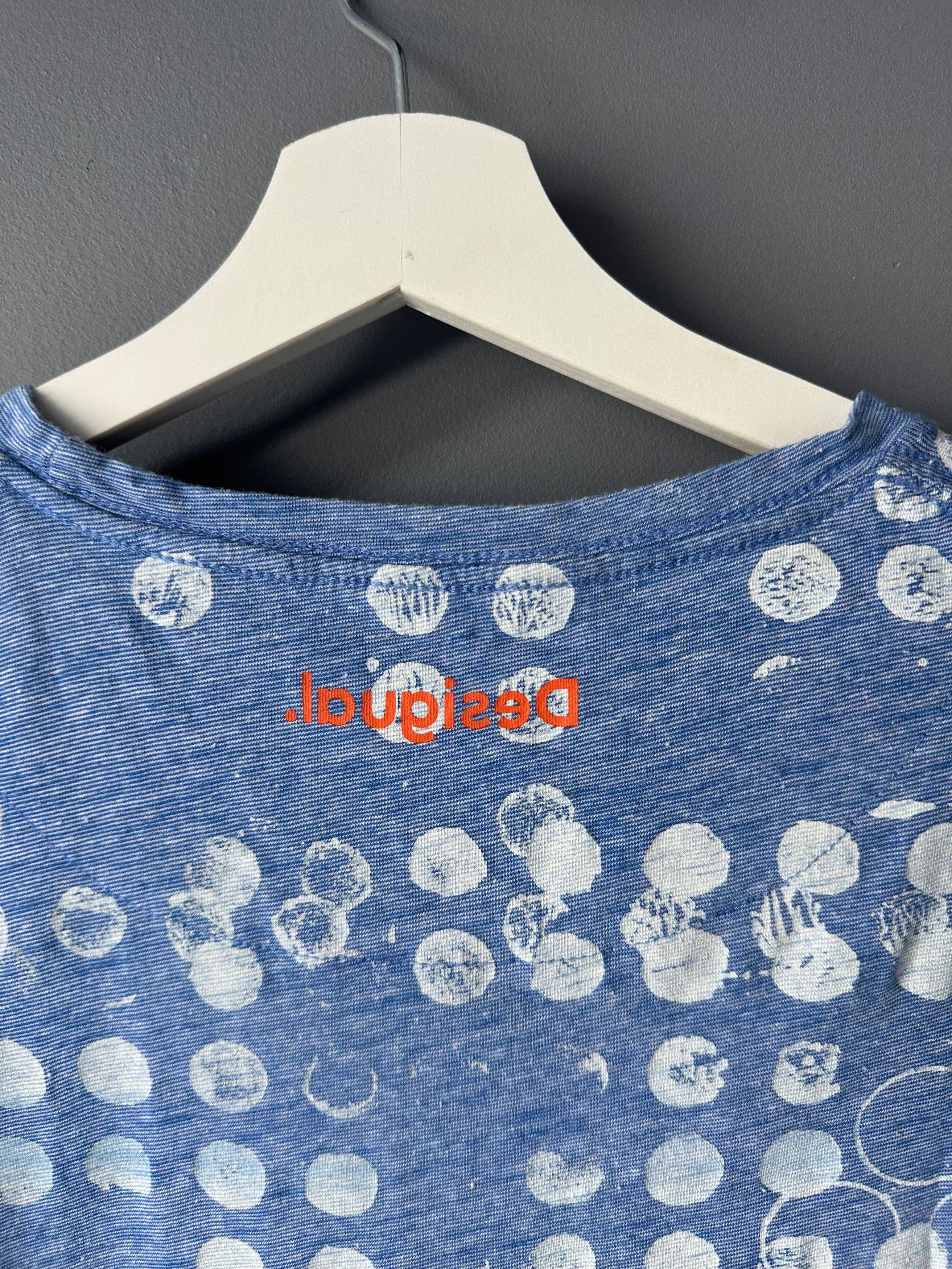 Desigual Desigual blue short sleeve t shirt XL - XXL Size US XL / EU 56 / 4 - 10 Thumbnail