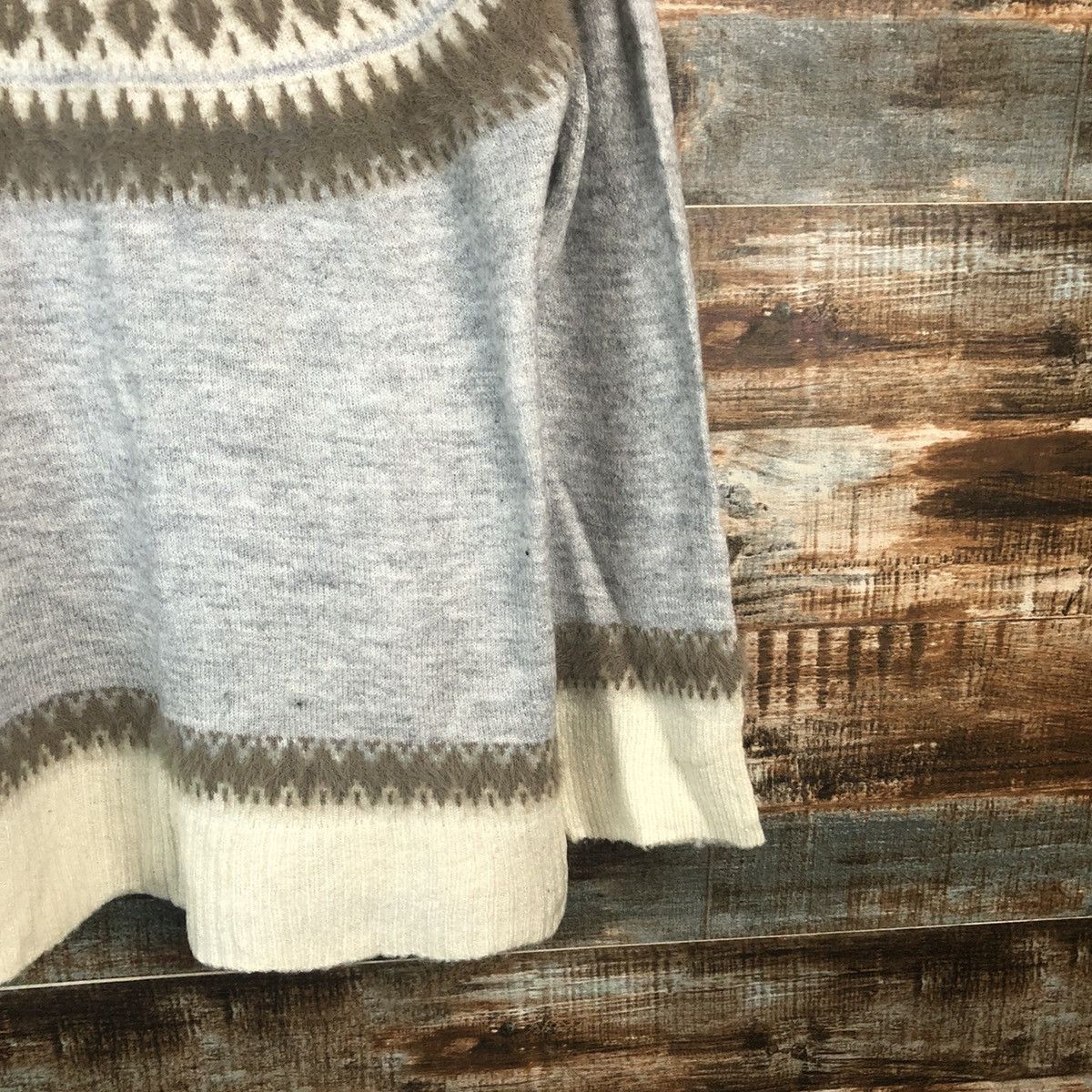 Homespun Knitwear × Japanese Brand Bi Abey Grey art vintage Knitwear #A1857 Size M / US 6-8 / IT 42-44 - 8 Thumbnail