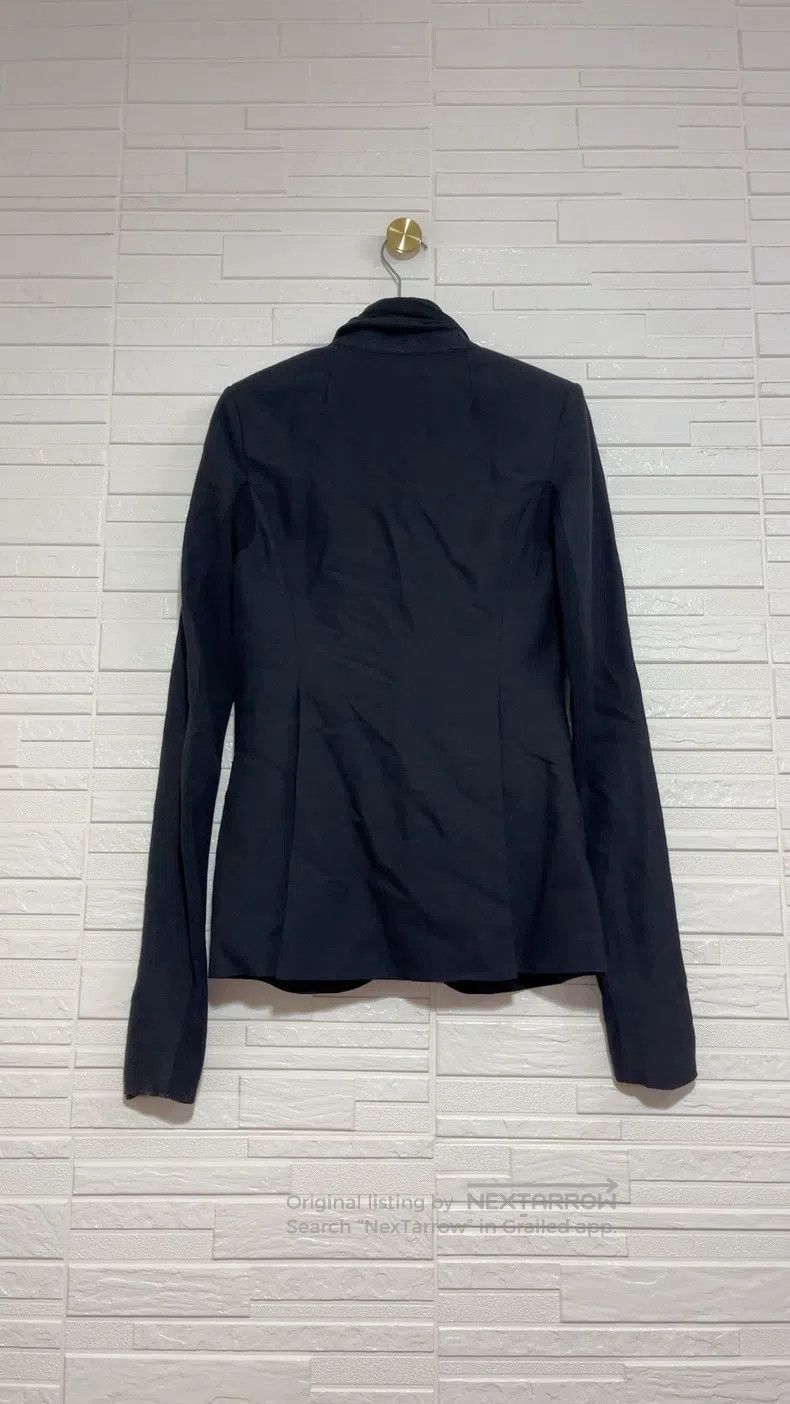 Rick Owens Rick Owens Wool silk mulberry silk black blazer jacket Size XS / US 0-2 / IT 36-38 - 2 Thumbnail