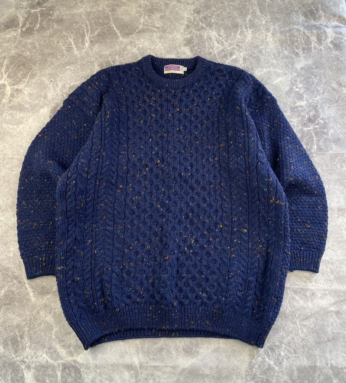 Vintage Highland Home Industries Wool Sweater Made in Scotland XL Size XL / US 12-14 / IT 48-50 - 1 Thumbnail