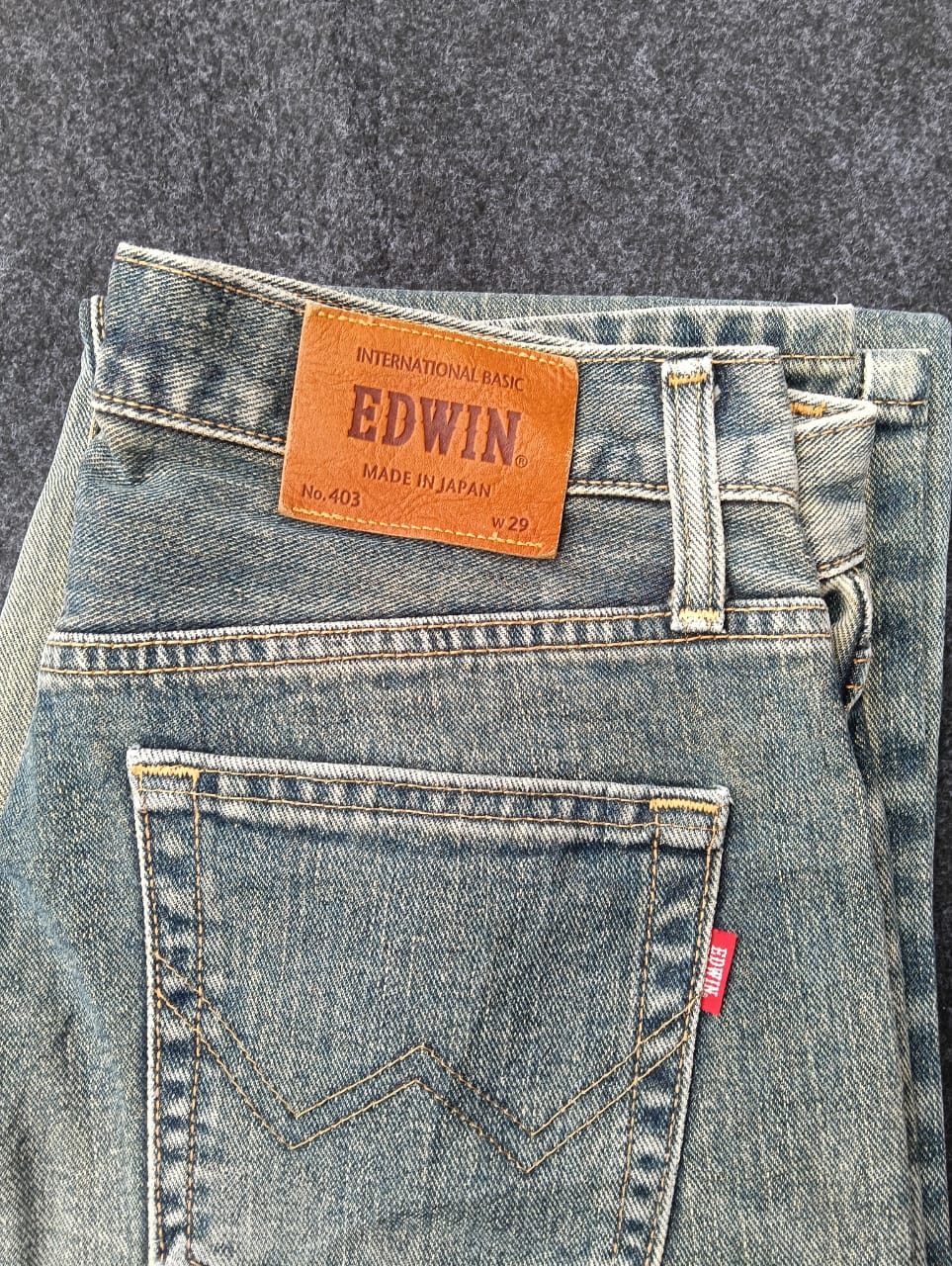 Edwin EDWIN Made in Japan 403 Light Wash Distressed Denim. Size US 29 - 10 Thumbnail